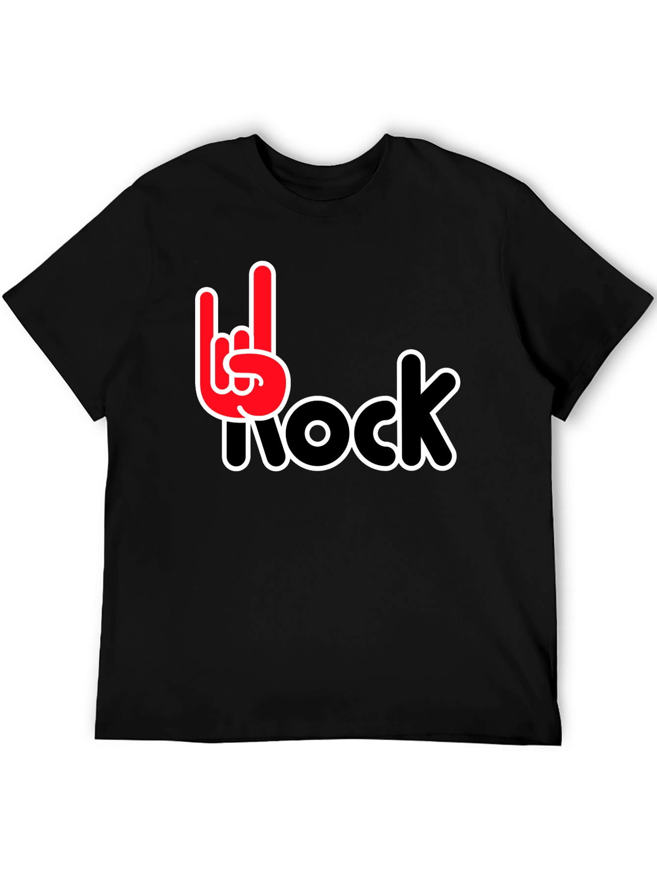Rock On Black T-Shirt