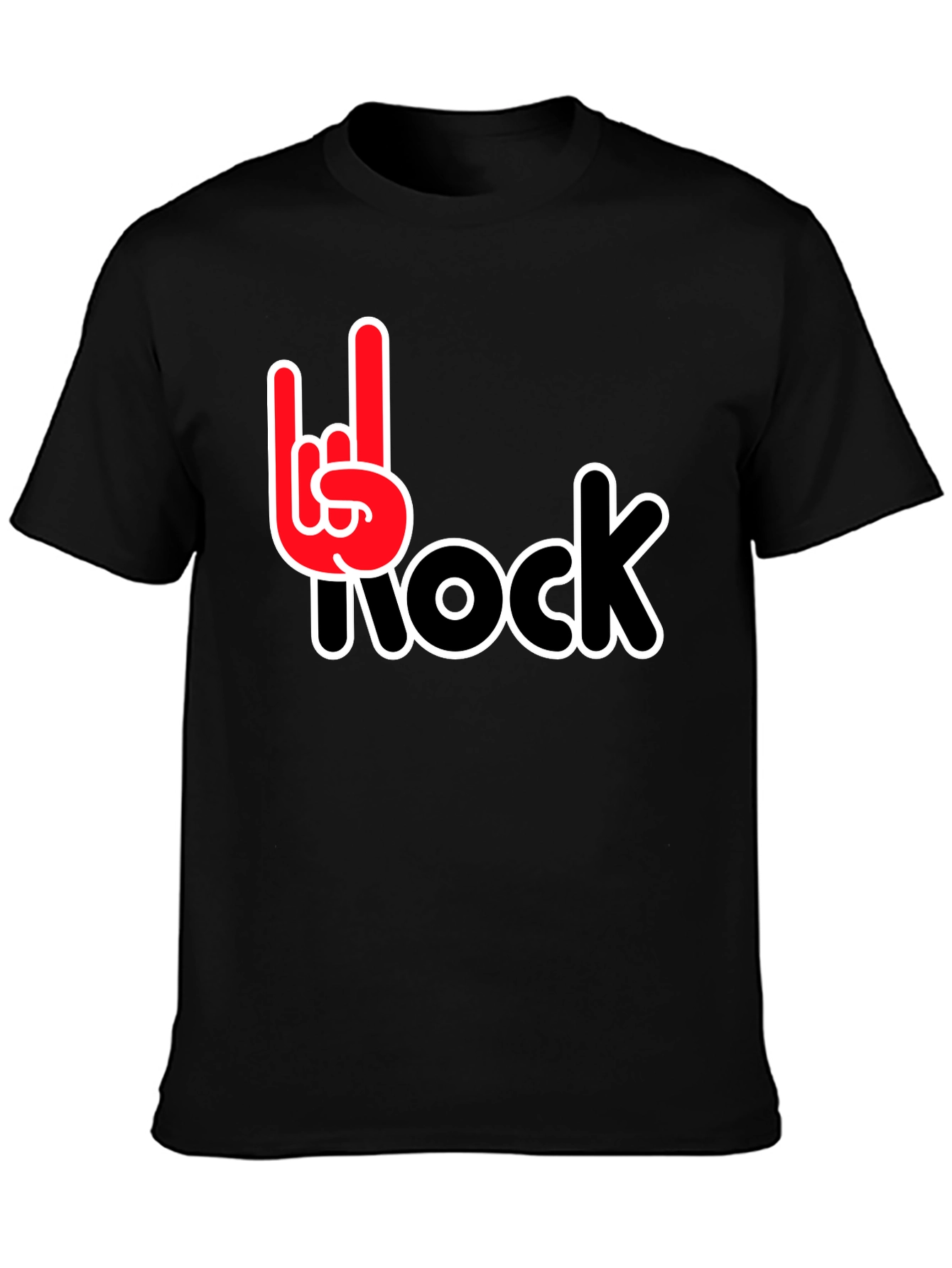 Rock On Black T-Shirt