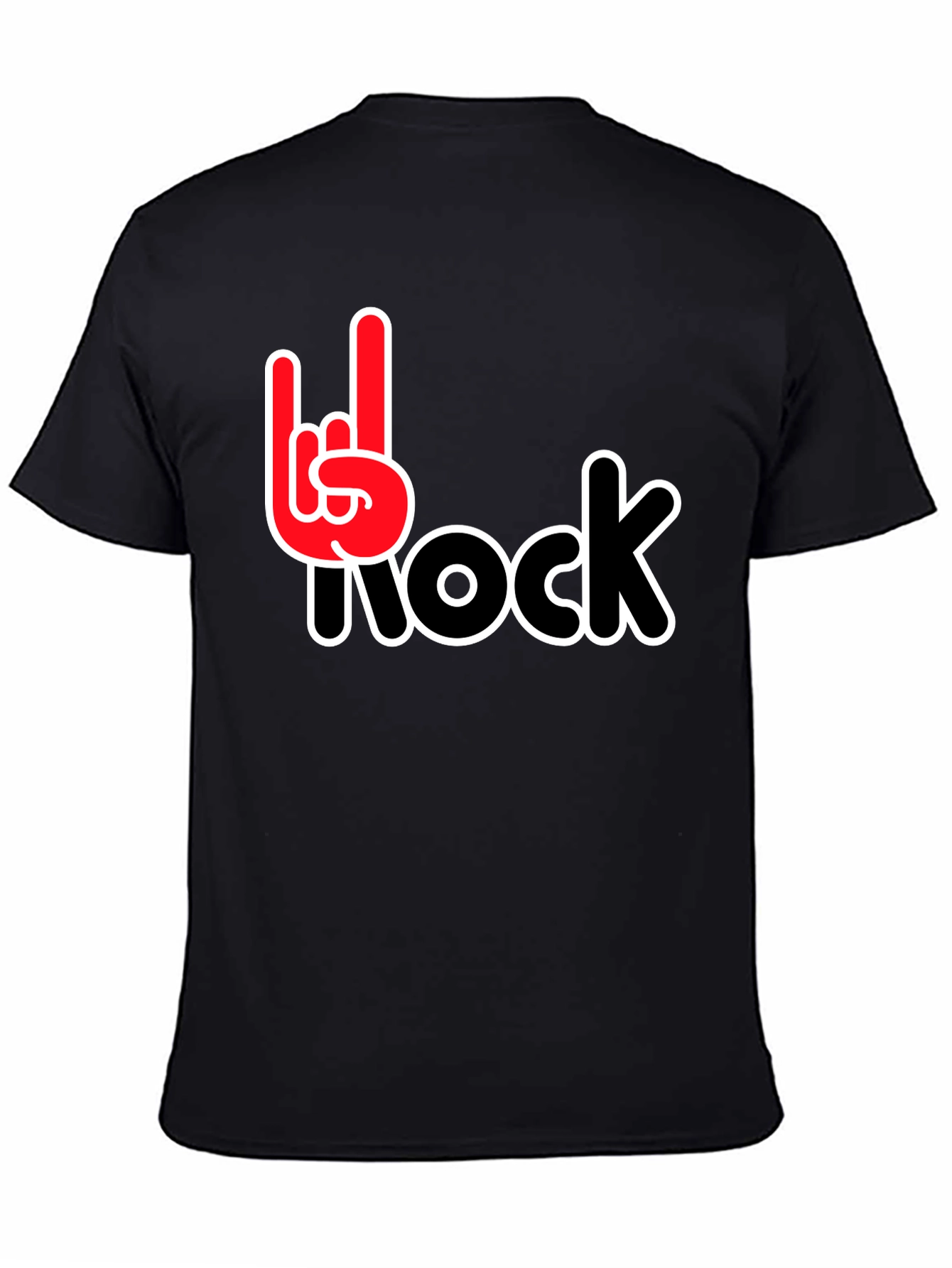 Rock On Black T-Shirt