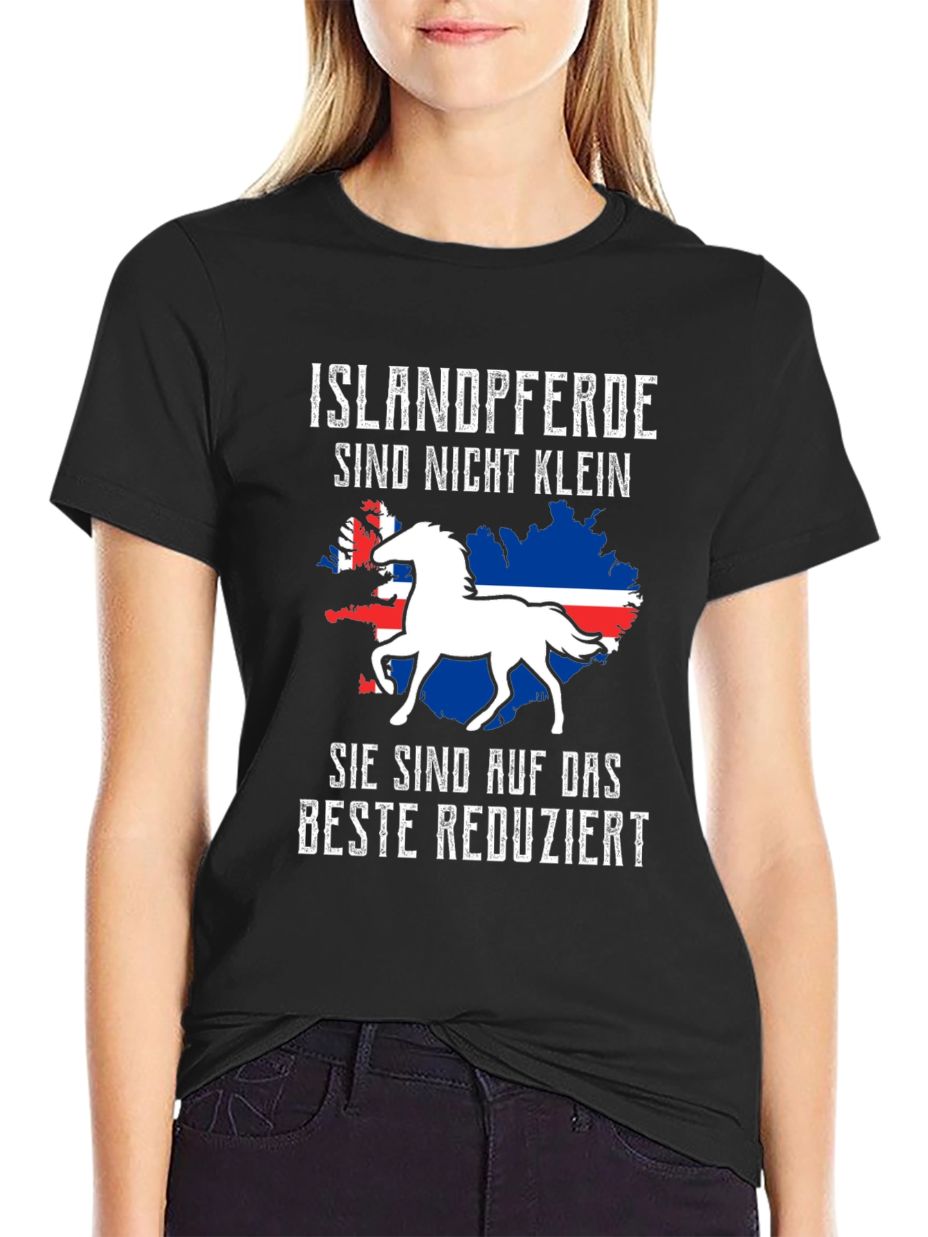 Icelandic Horse T-Shirt - Islandpferde sind nicht klein