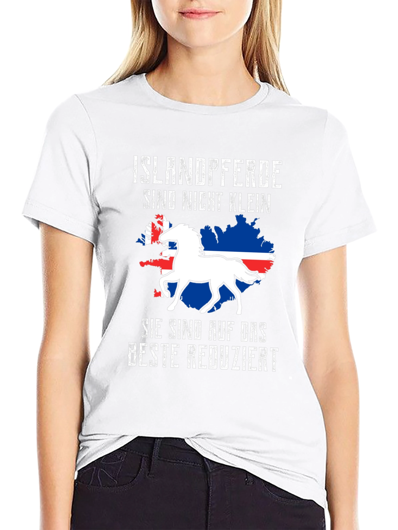 Icelandic Horse T-Shirt - Islandpferde sind nicht klein