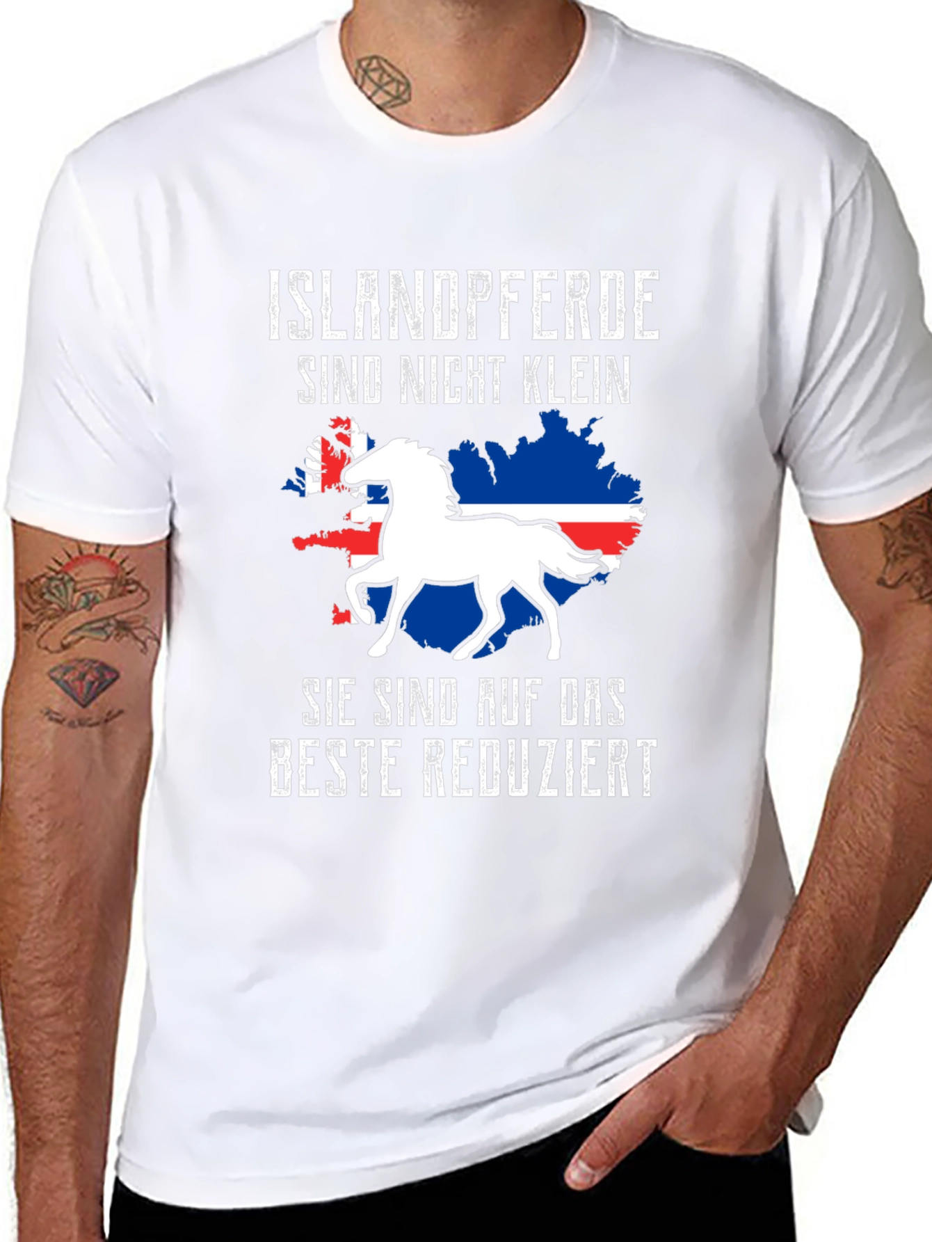 Icelandic Horse T-Shirt - Islandpferde sind nicht klein