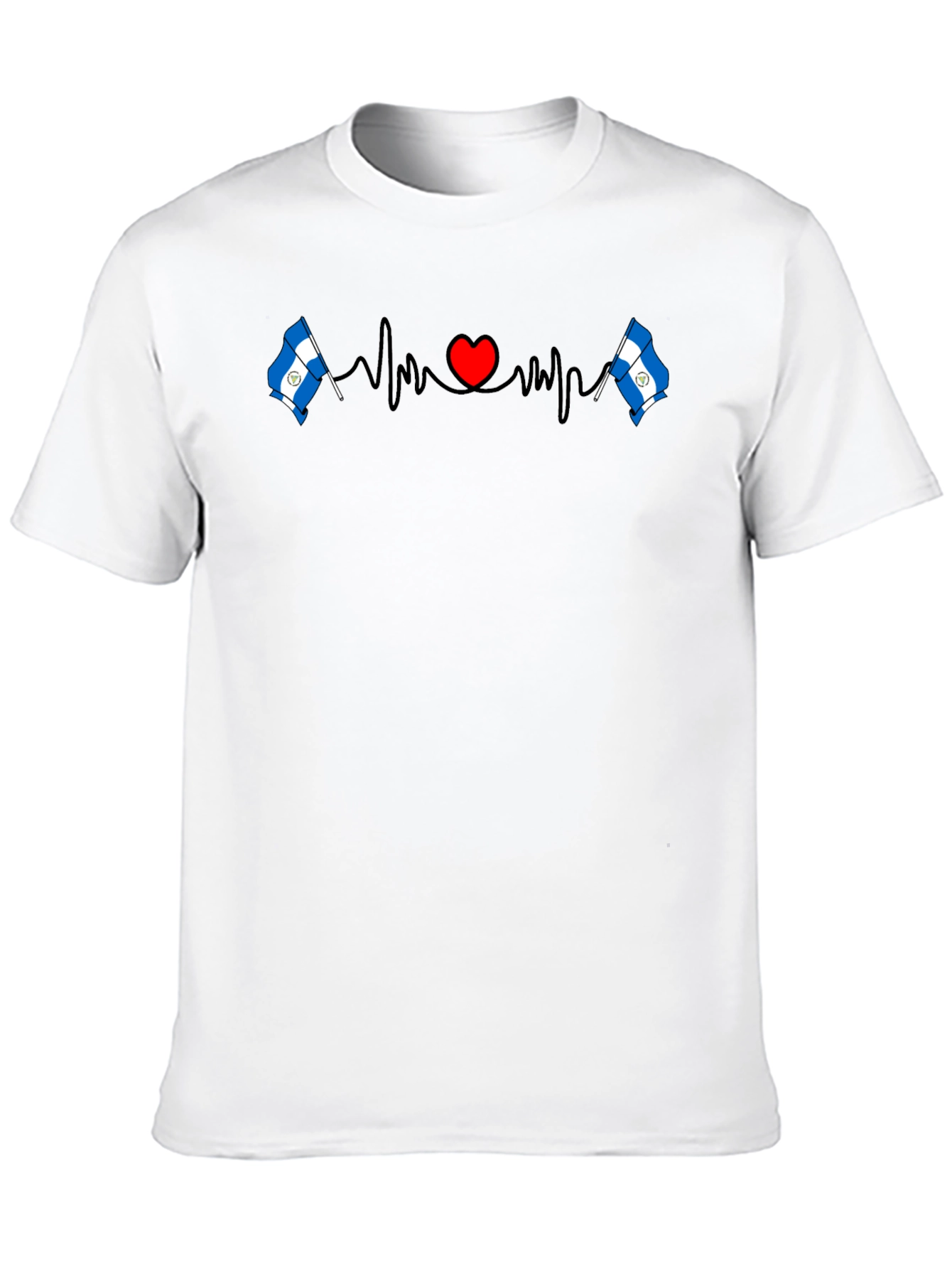 Honduras Heartbeat T-Shirt - Honduran Pride!