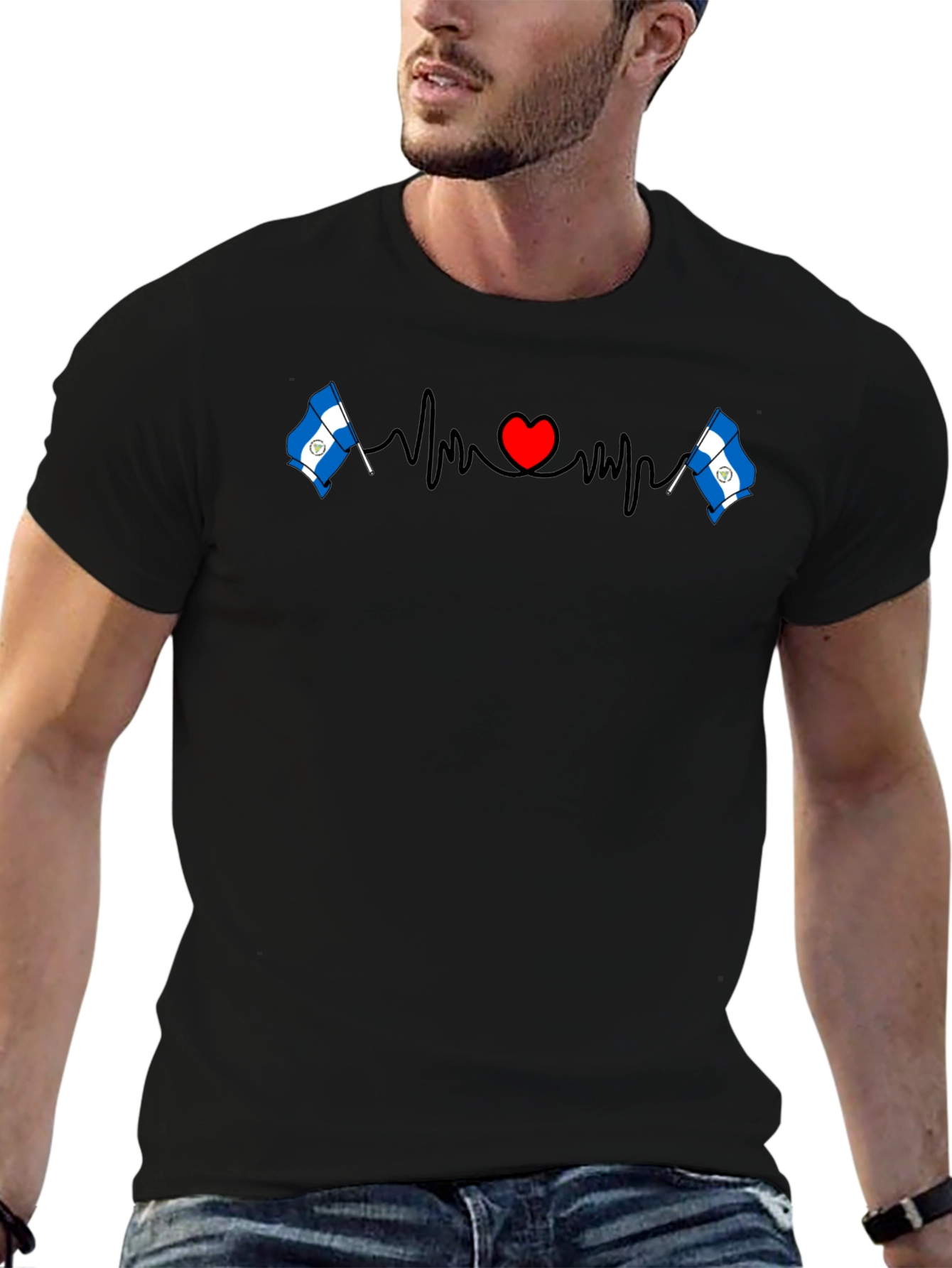 Honduras Heartbeat T-Shirt - Honduran Pride!