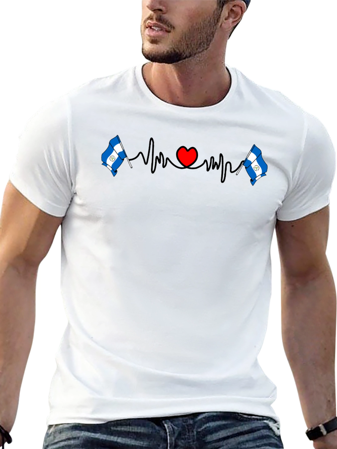 Honduras Heartbeat T-Shirt - Honduran Pride!