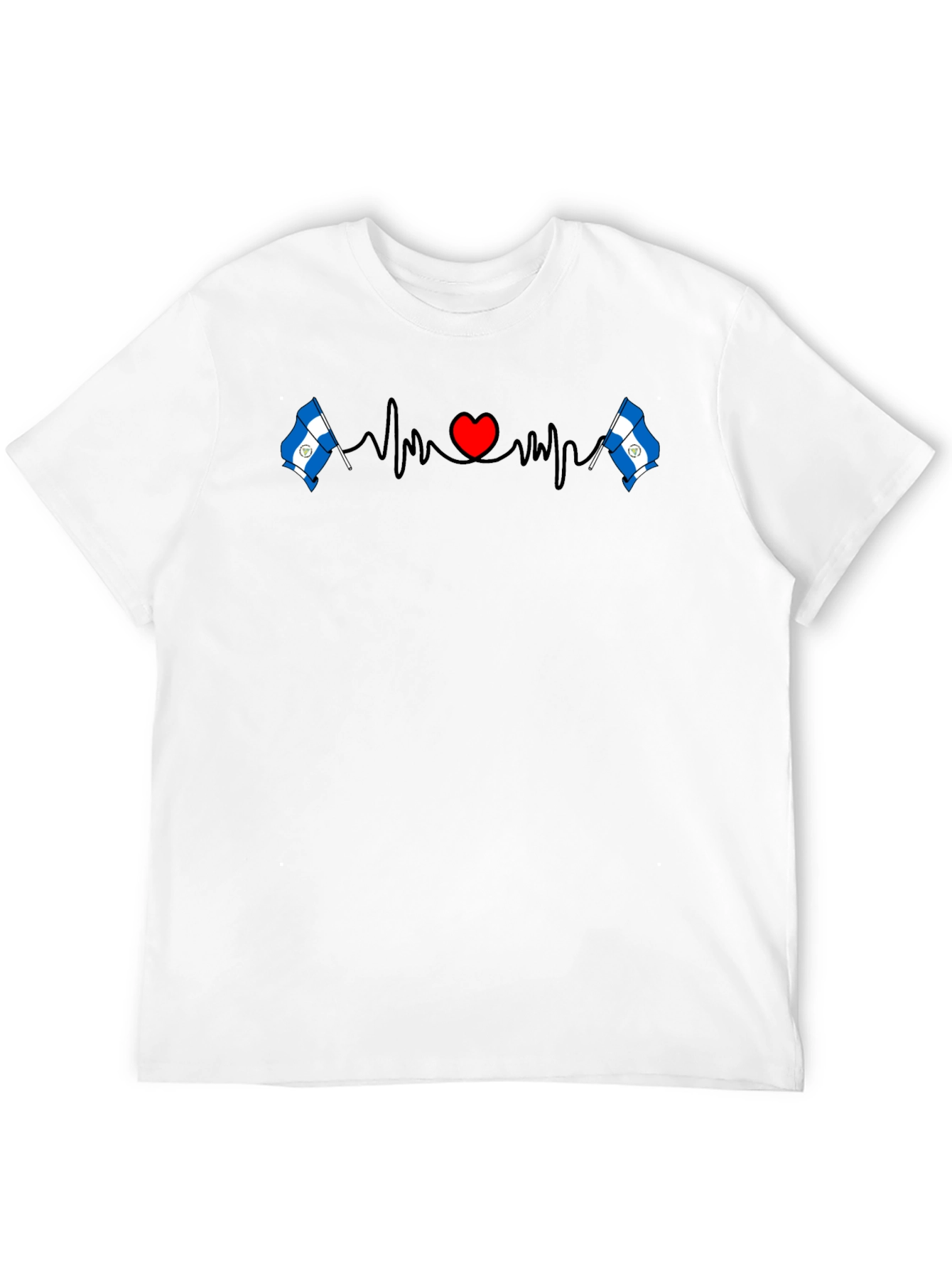 Honduras Heartbeat T-Shirt - Honduran Pride!