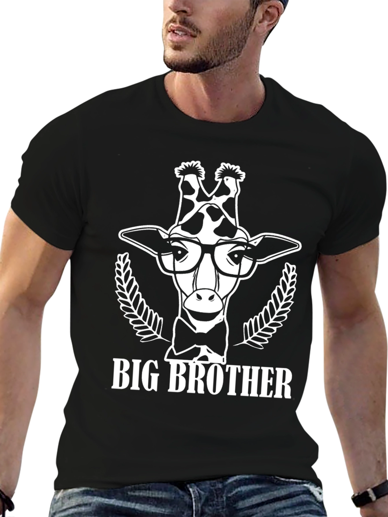 Big Brother Giraffe Graphic Tee