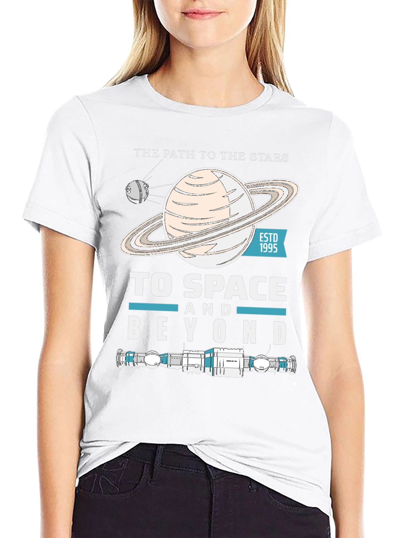 To Space And Beyond Black T-Shirt