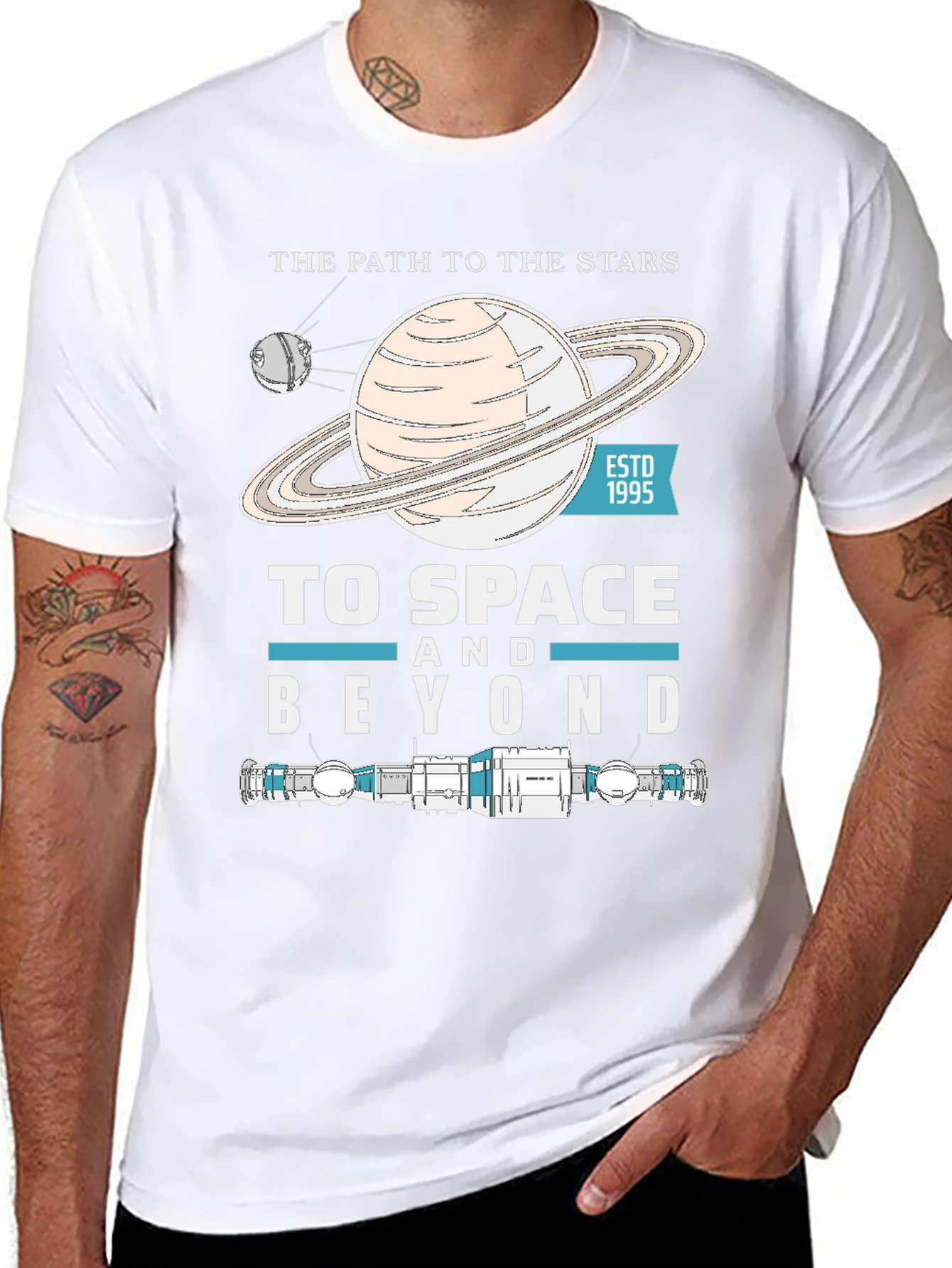 To Space And Beyond Black T-Shirt