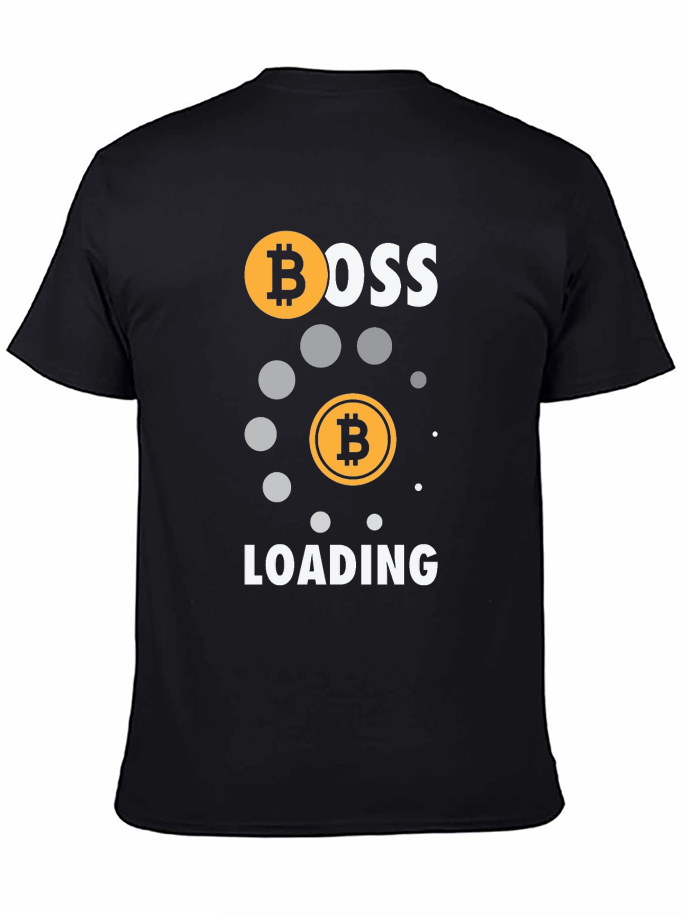 Bitcoin Boss Loading Black T-Shirt