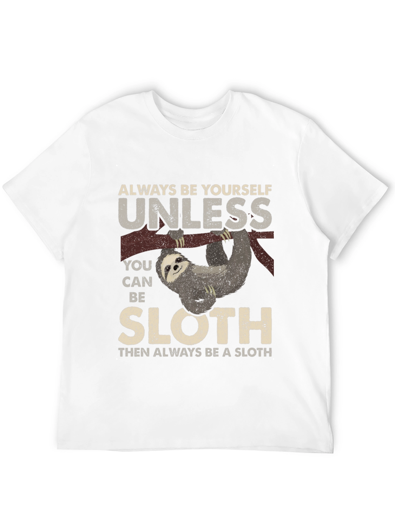 Sloth Graphic T-Shirt - Funny Animal Tee