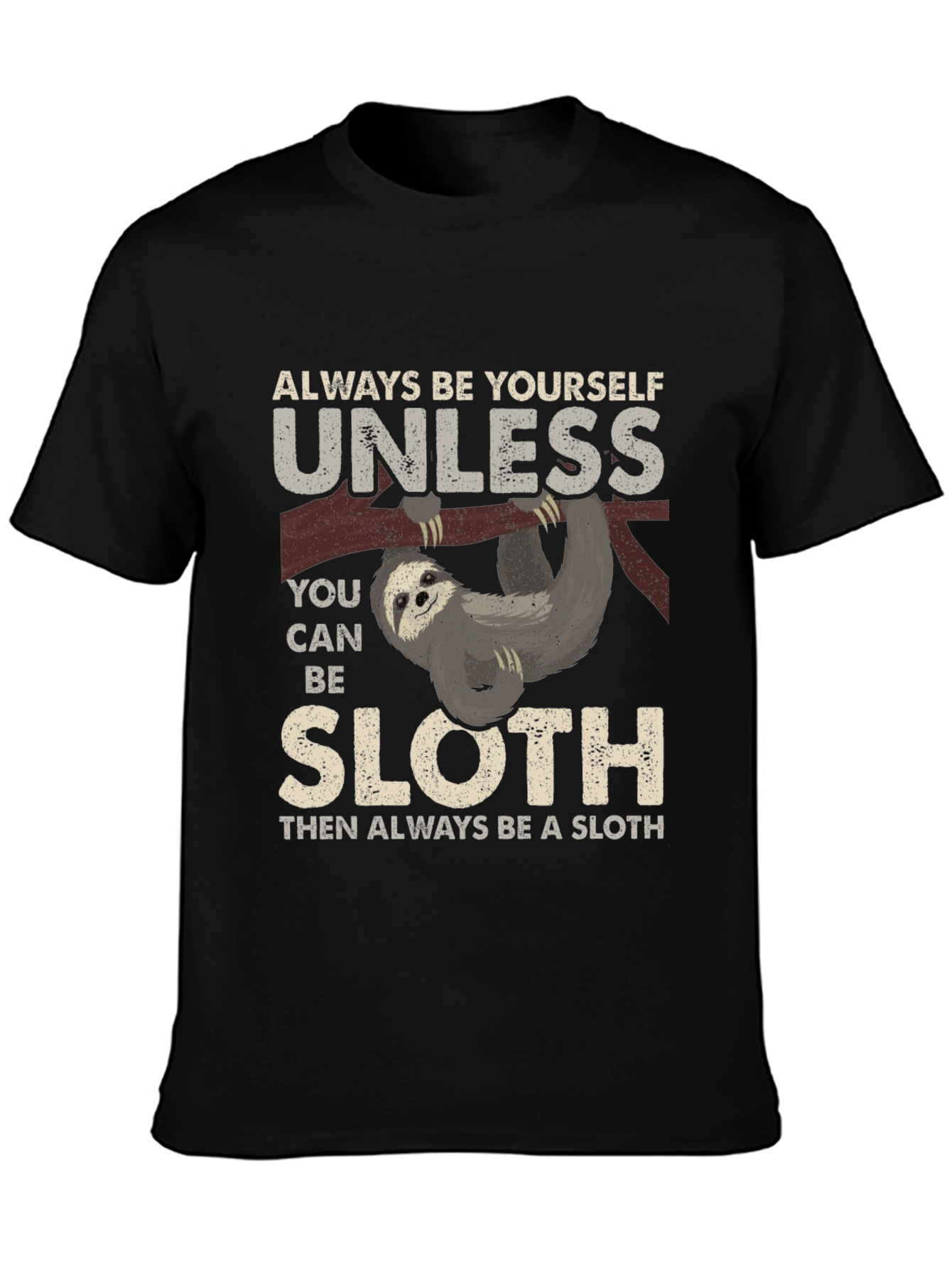 Sloth Graphic T-Shirt - Funny Animal Tee