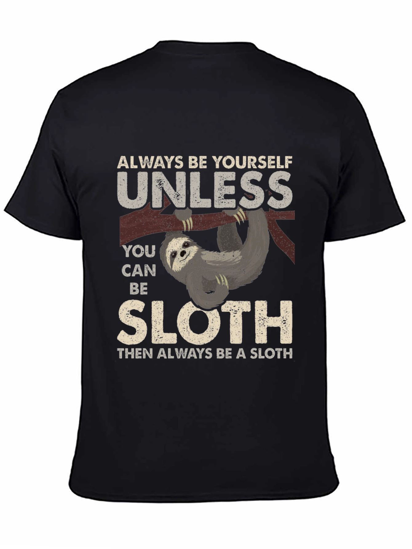 Sloth Graphic T-Shirt - Funny Animal Tee