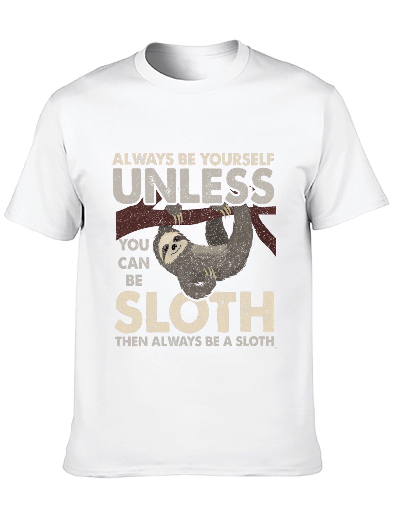 Sloth Graphic T-Shirt - Funny Animal Tee
