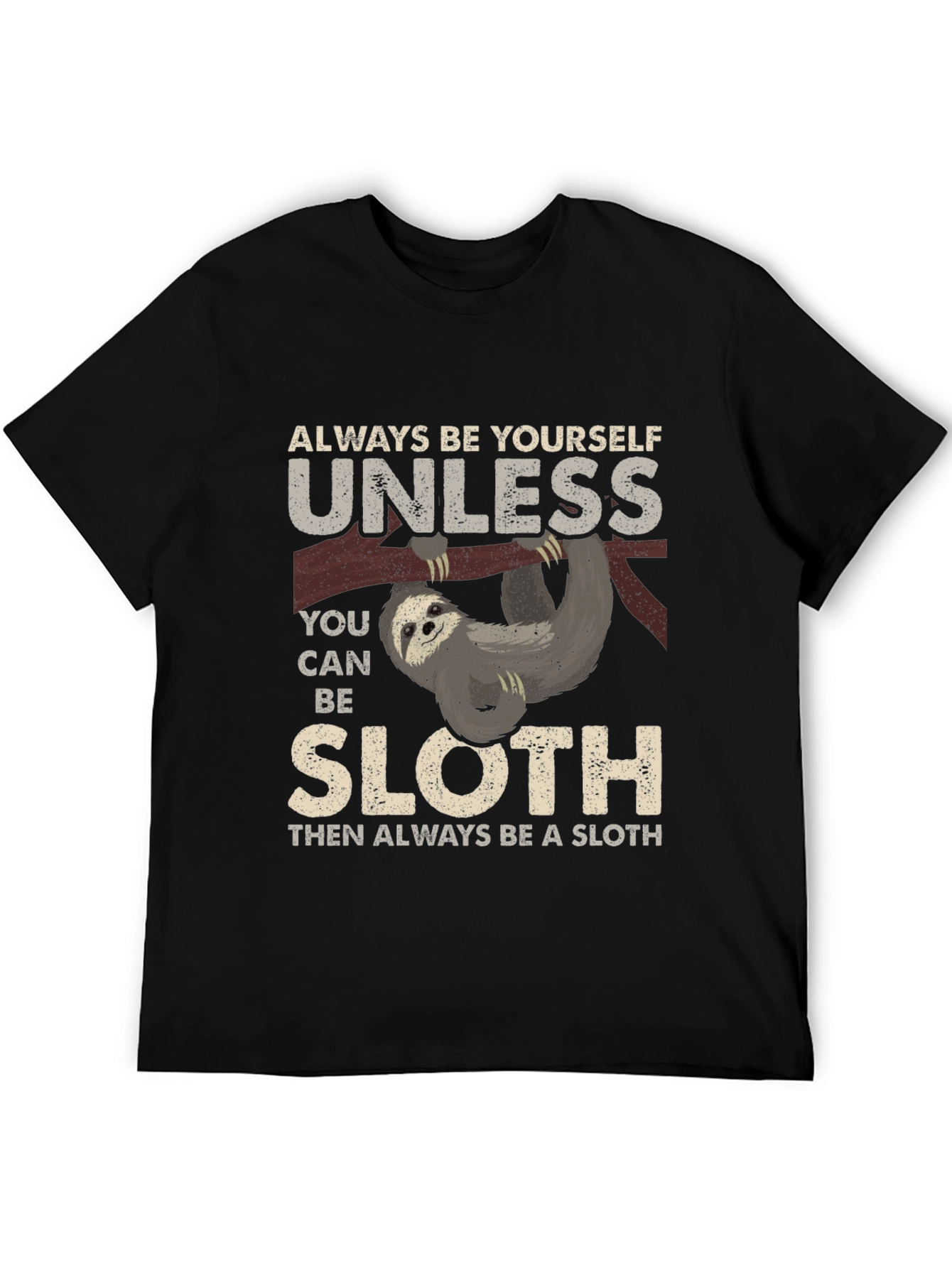 Sloth Graphic T-Shirt - Funny Animal Tee