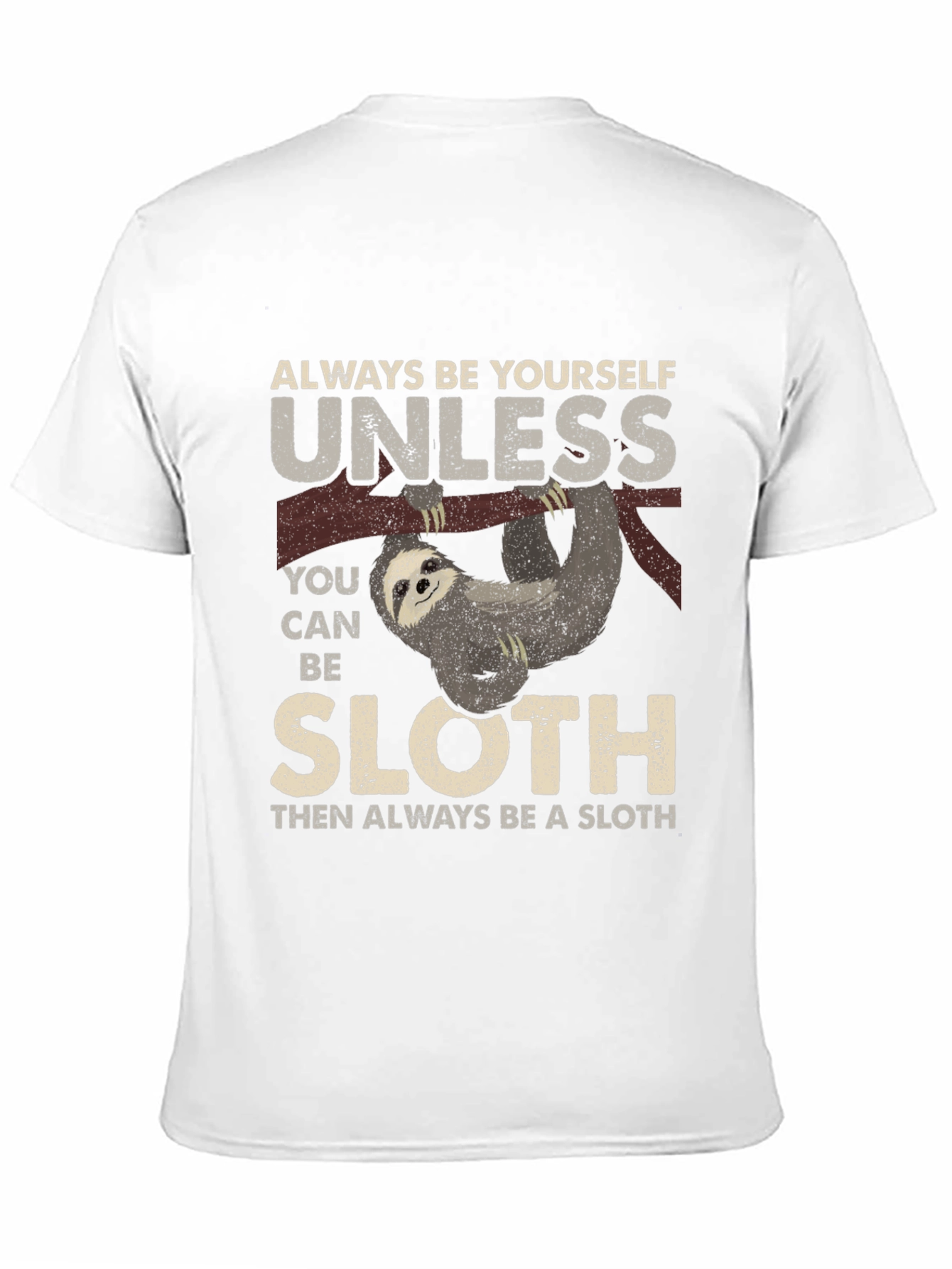 Sloth Graphic T-Shirt - Funny Animal Tee