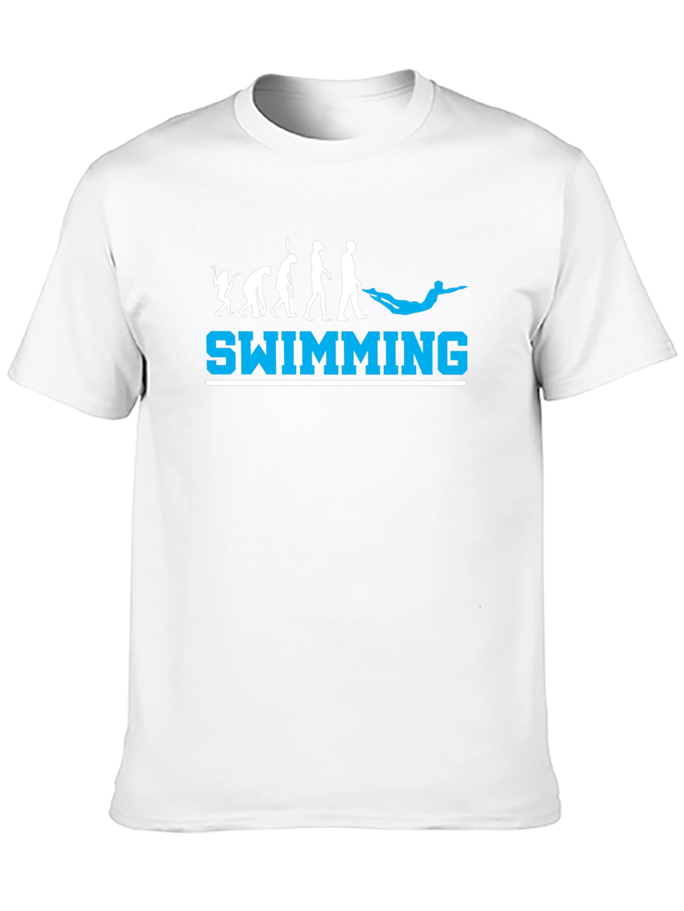 Evolution of Swimming T-Shirt - Black