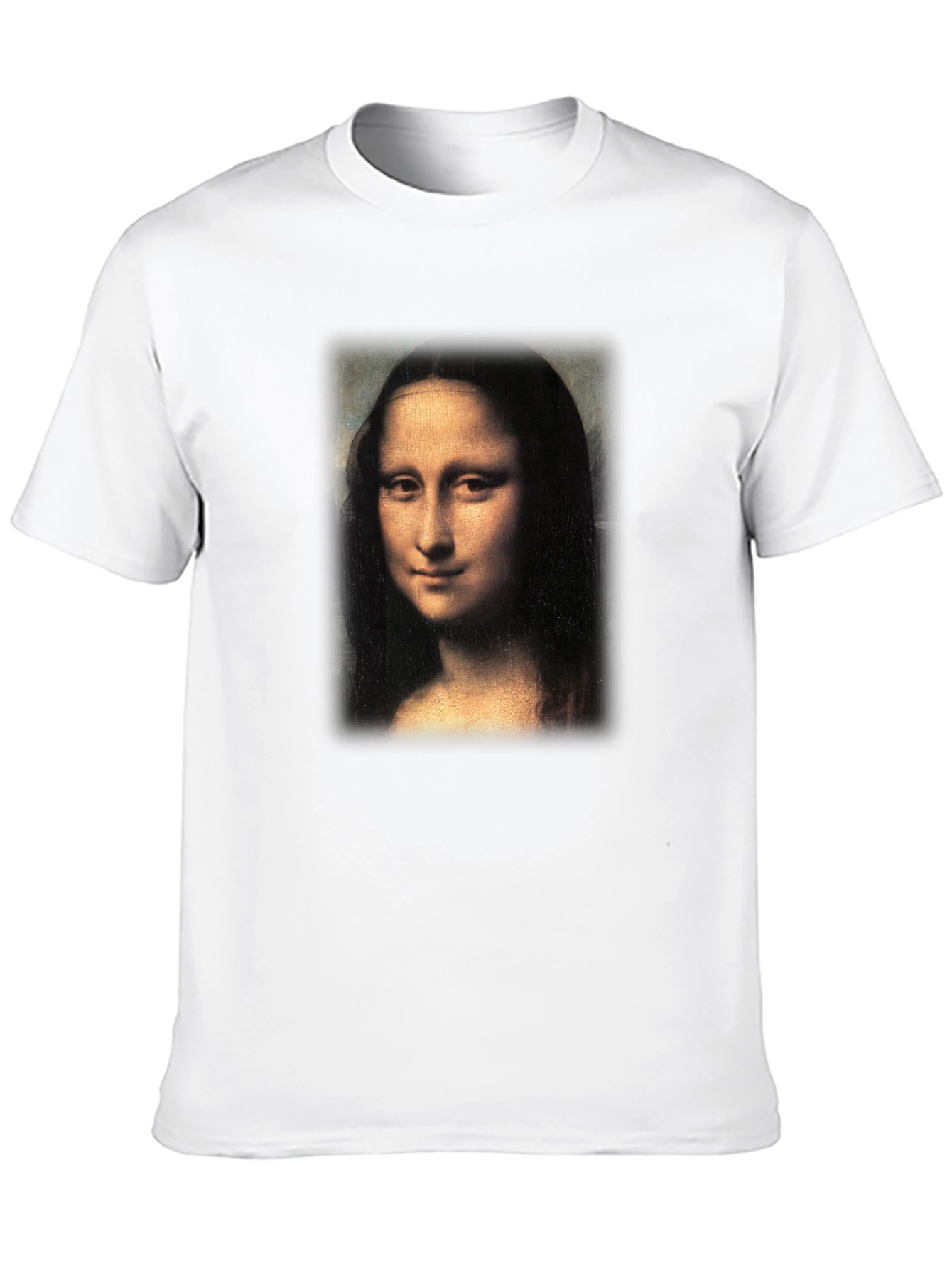 Mona Lisa Graphic Print Tee - Classic Art T-Shirt