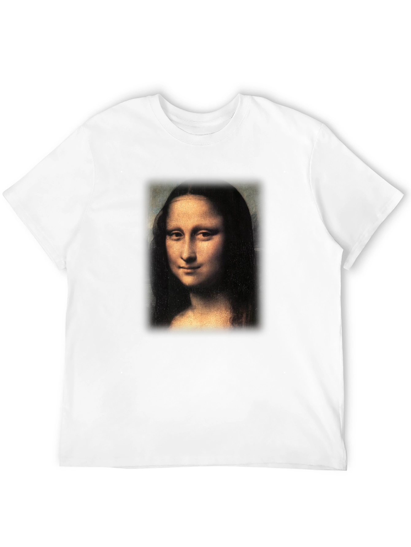 Mona Lisa Graphic Print Tee - Classic Art T-Shirt