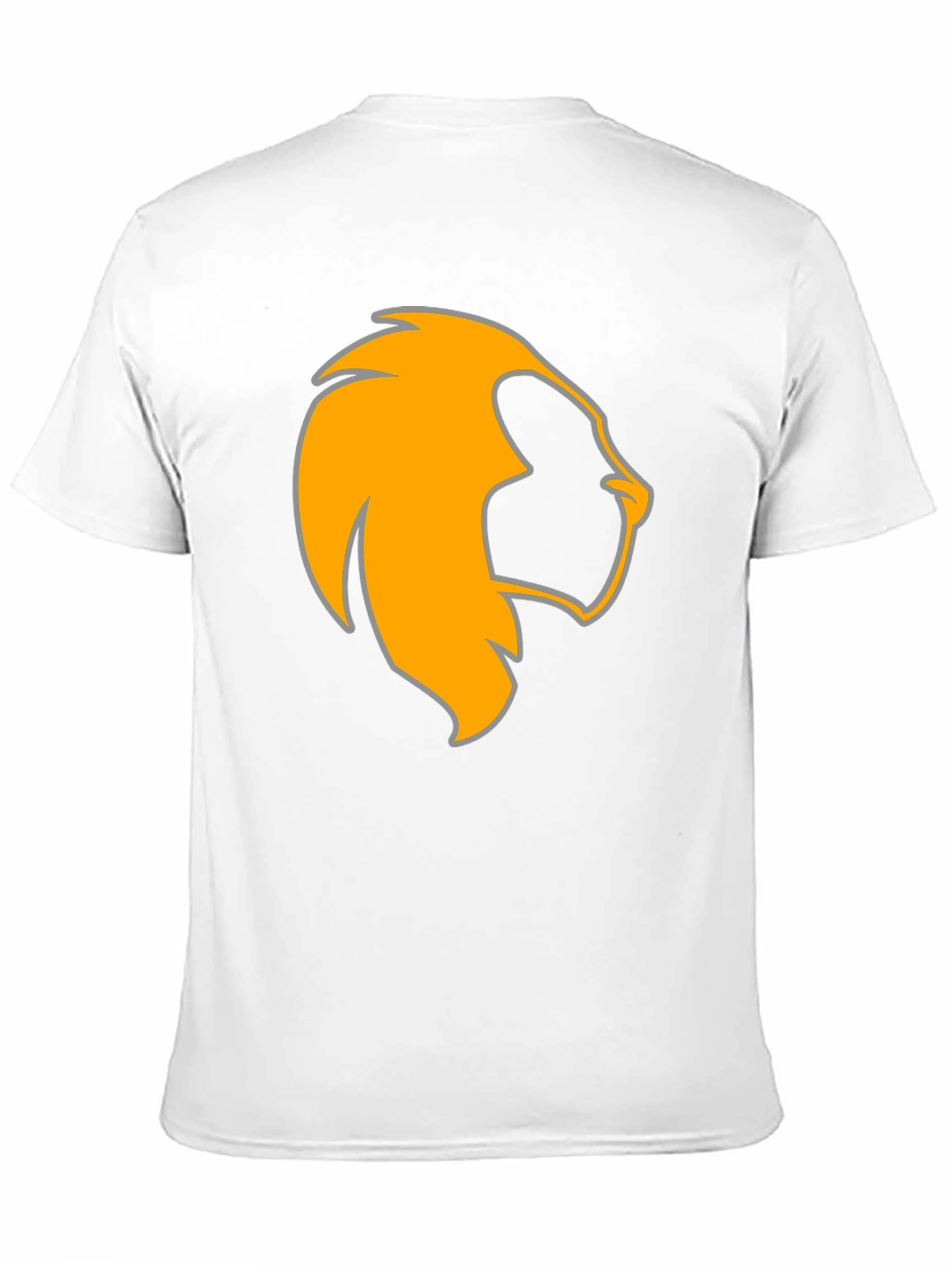 Lion Head Graphic Black Tee - Bold & Stylish