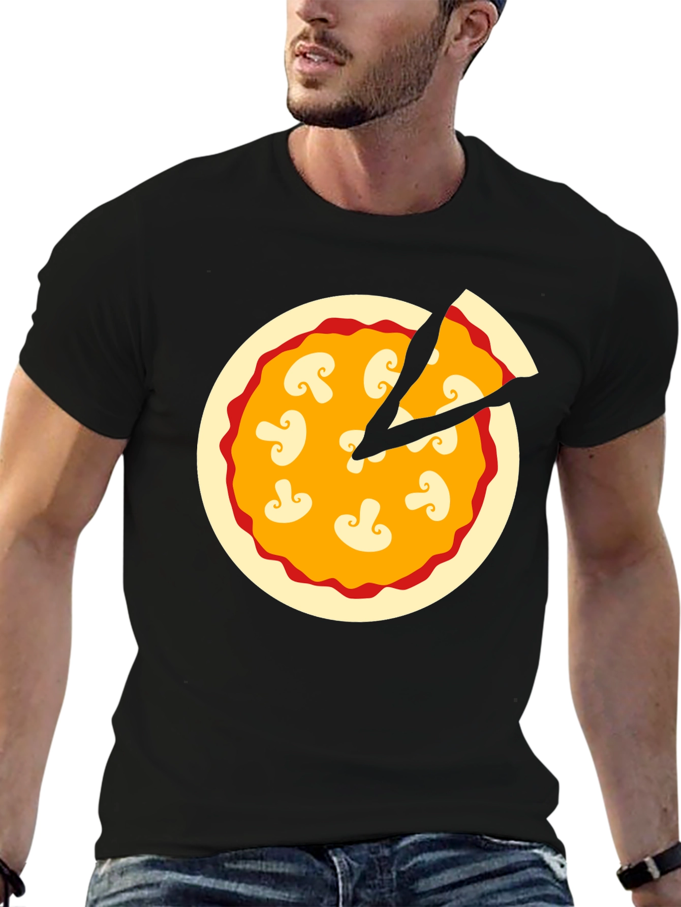 Pizza Time T-Shirt: Fun Foodie Graphic Tee