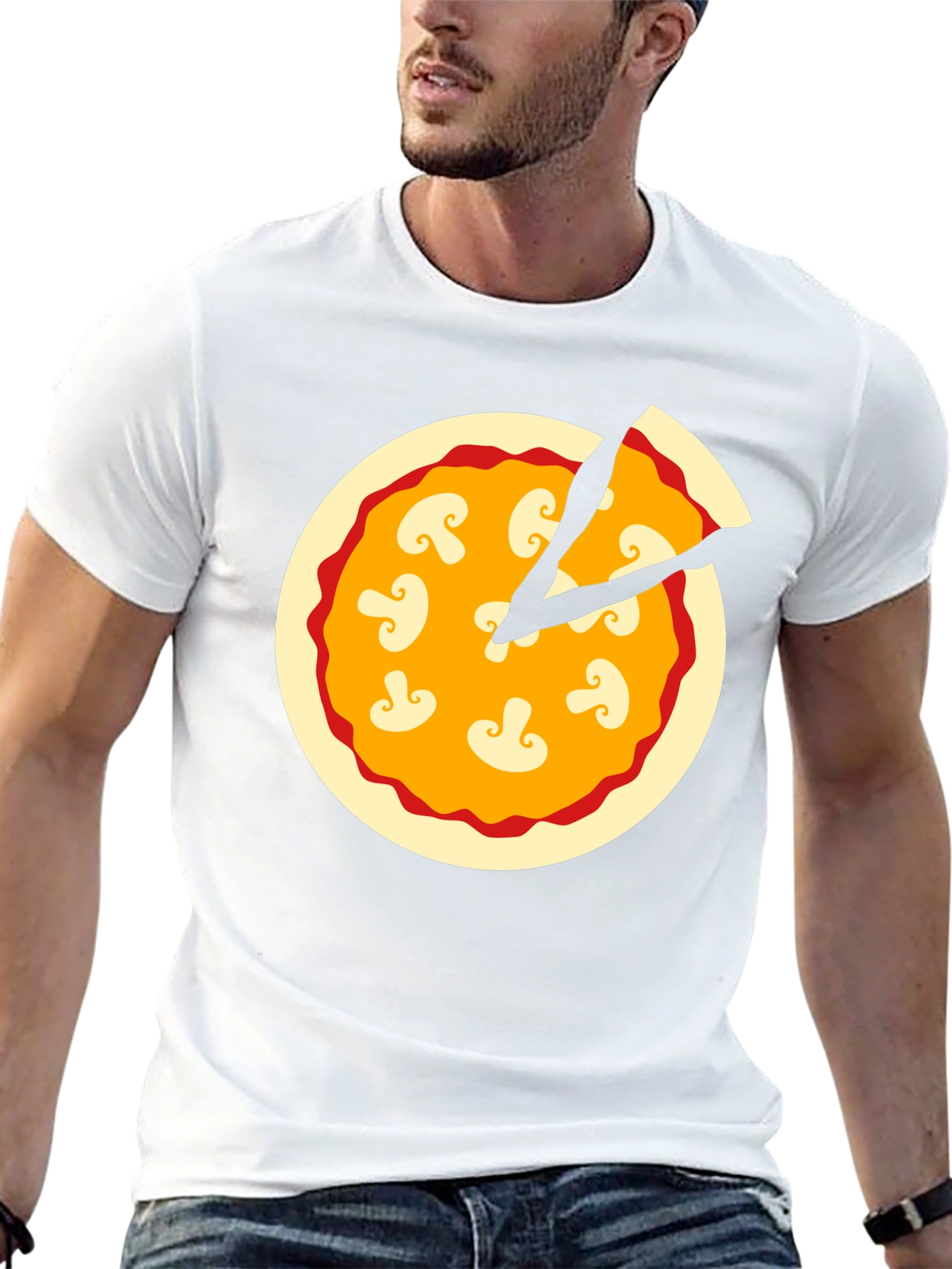 Pizza Time T-Shirt: Fun Foodie Graphic Tee