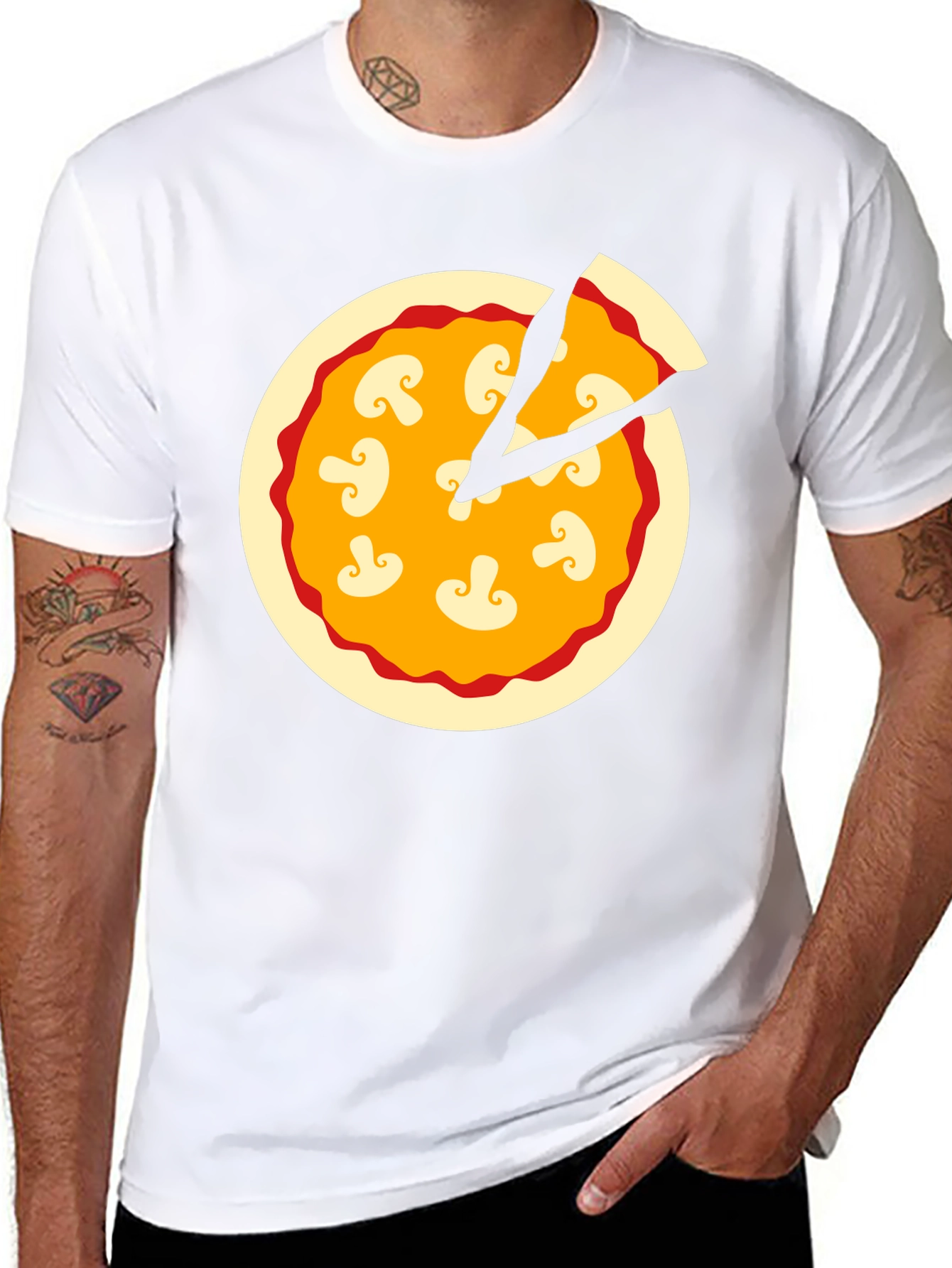 Pizza Time T-Shirt: Fun Foodie Graphic Tee