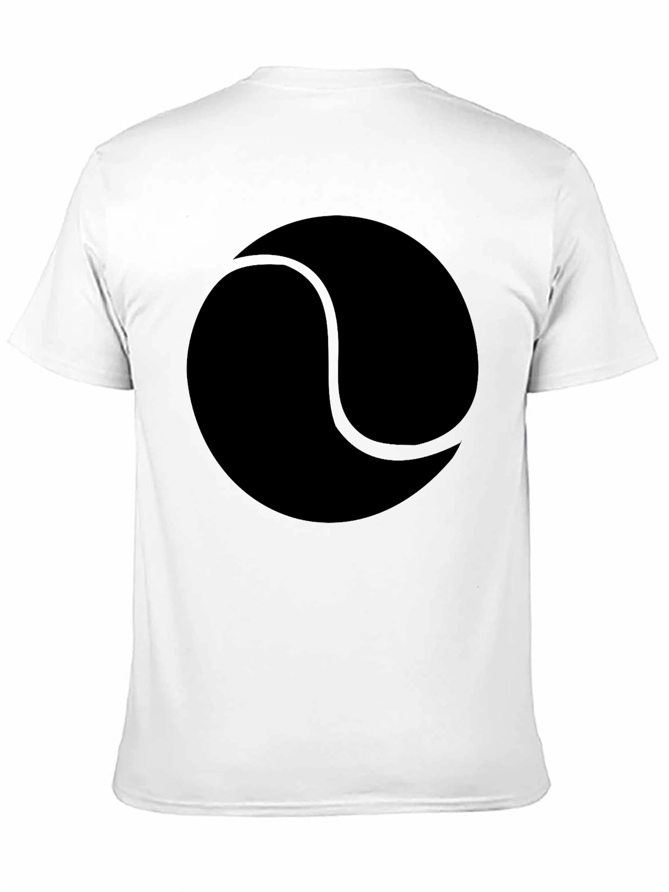 Tennis Ball Graphic T-Shirt - Unisex Black Tee