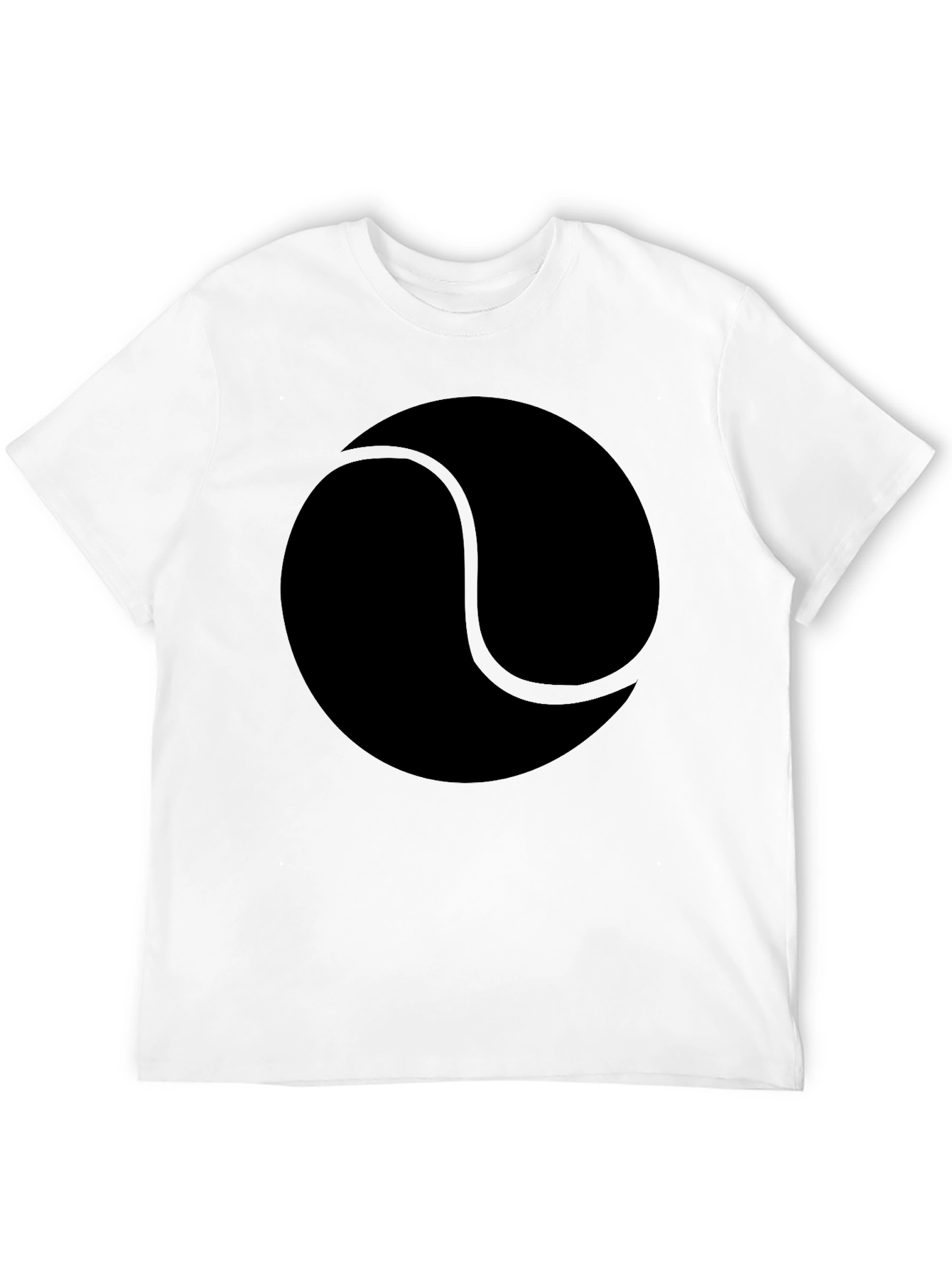 Tennis Ball Graphic T-Shirt - Unisex Black Tee