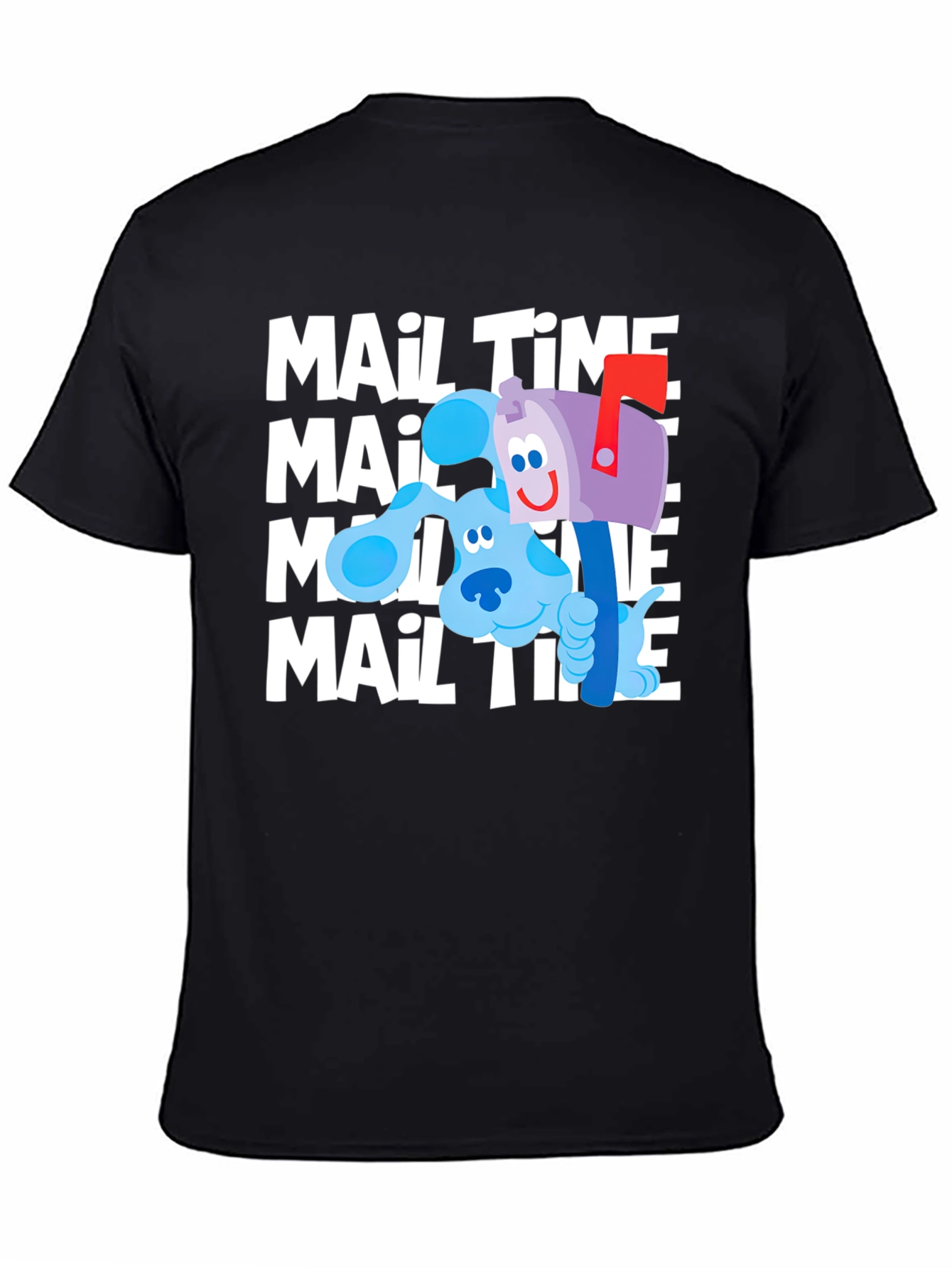 Blues Clues Mail Time Black T-Shirt