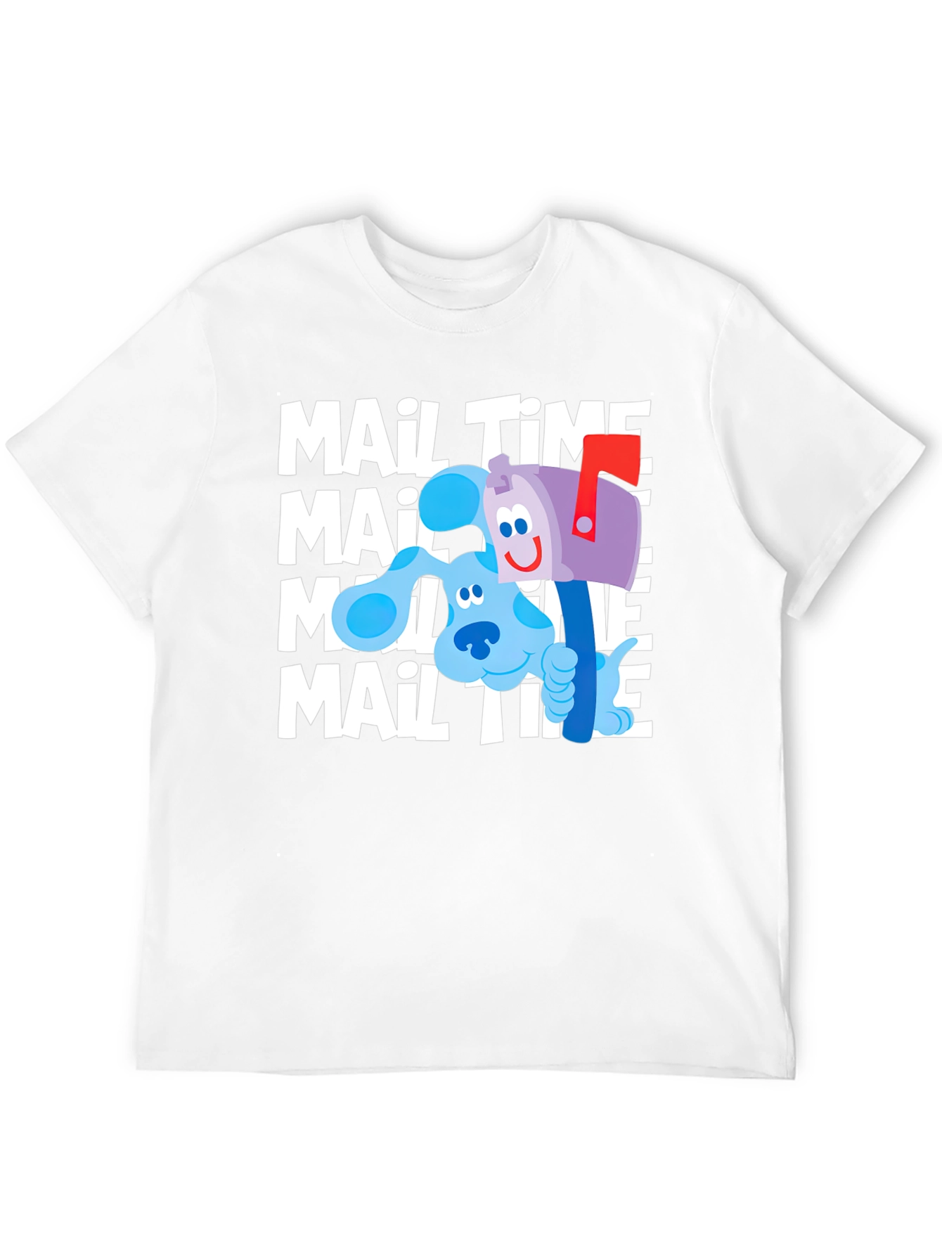 Blues Clues Mail Time Black T-Shirt