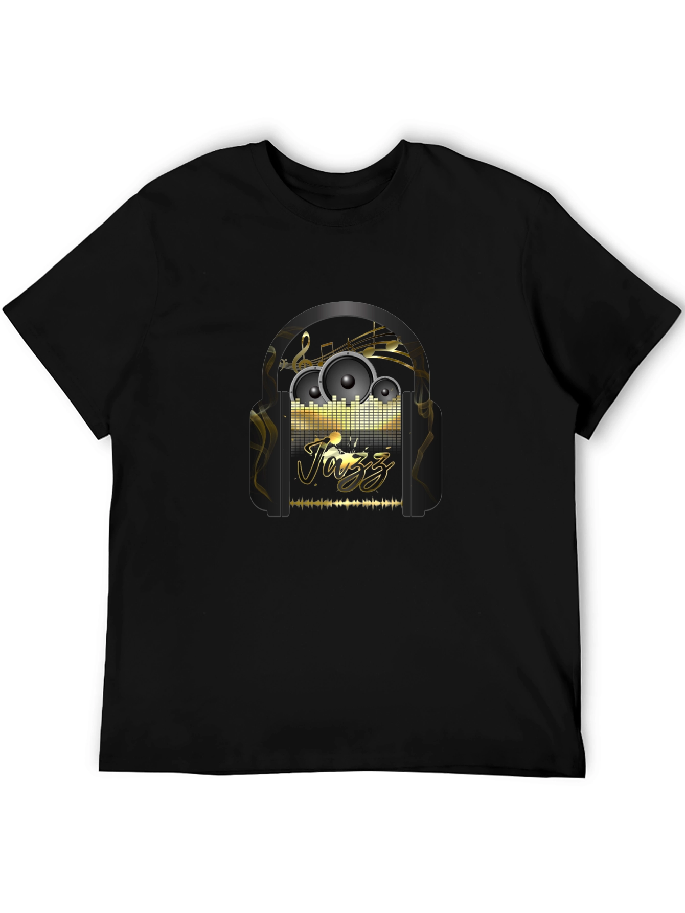 Black Jazz Music T-Shirt