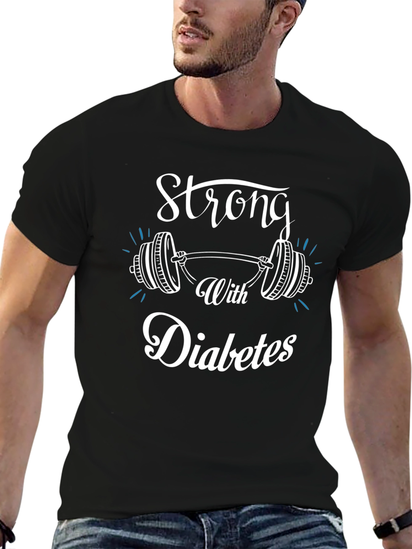 Strong With Diabetes Graphic T-Shirt