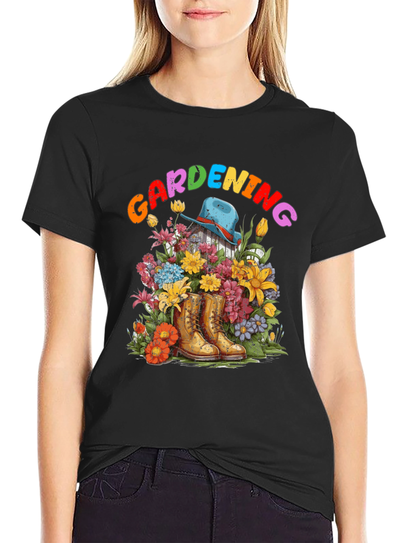 Gardening Boots & Blooms T-Shirt