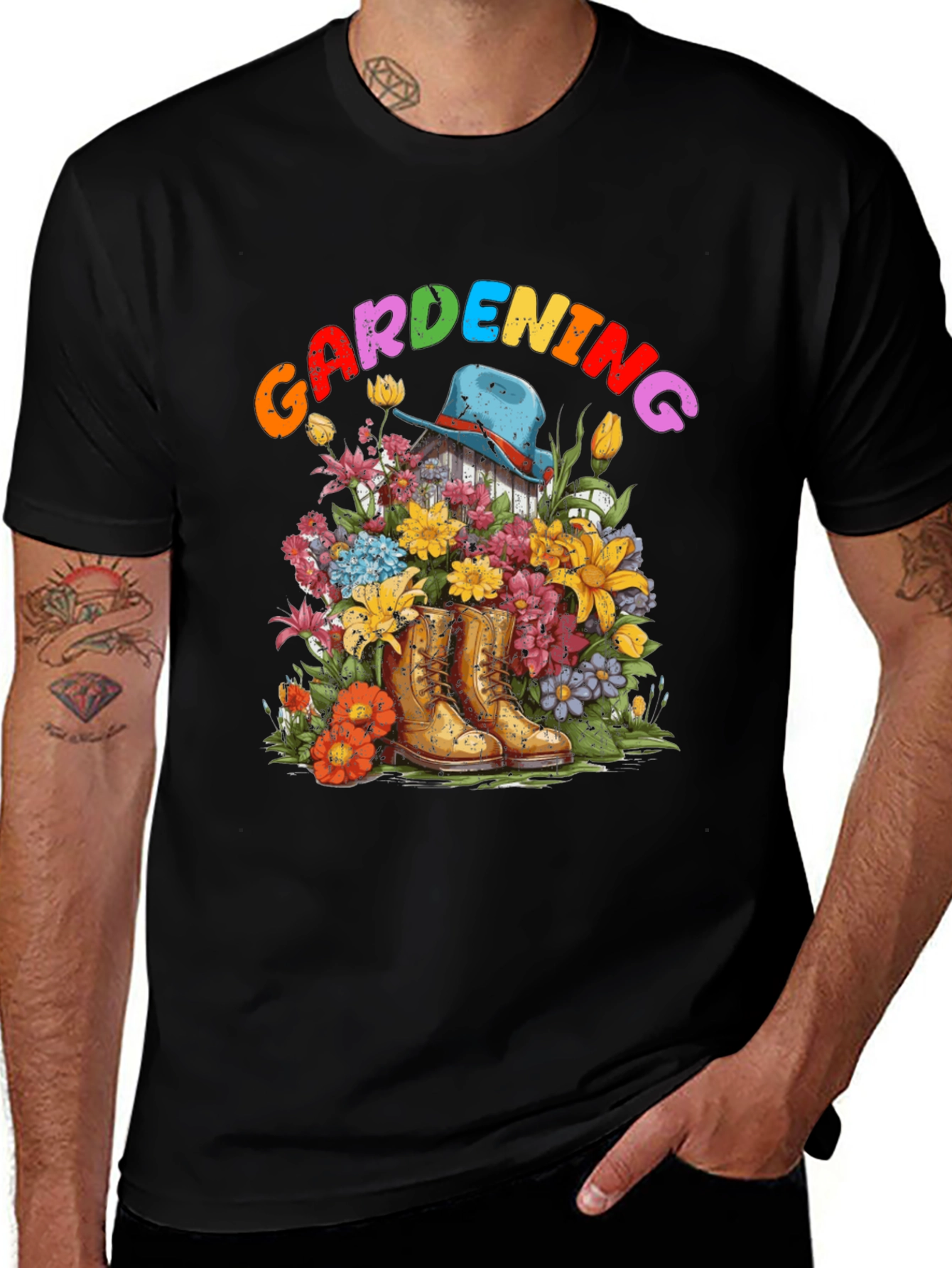 Gardening Boots & Blooms T-Shirt