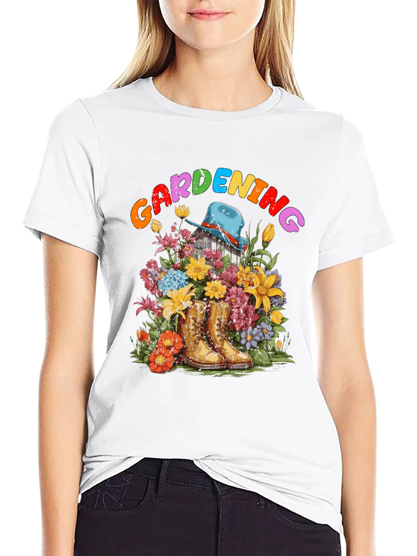 Gardening Boots & Blooms T-Shirt