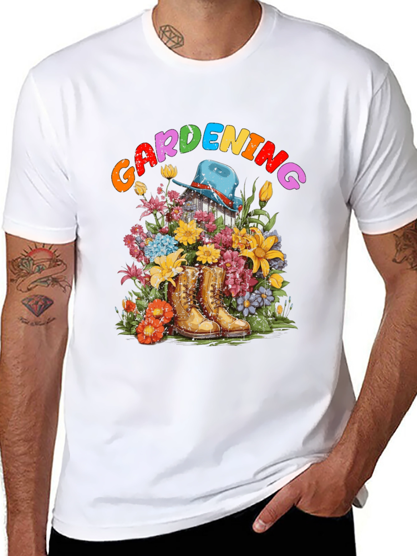 Gardening Boots & Blooms T-Shirt