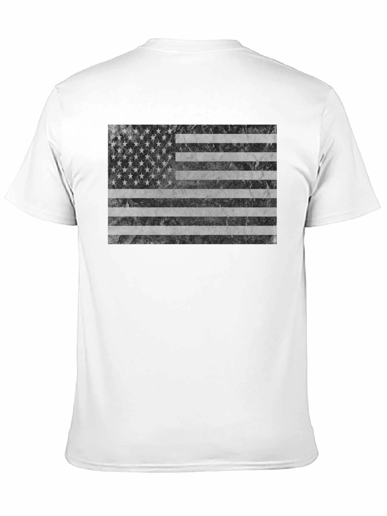 American Flag Graphic Tee - Black