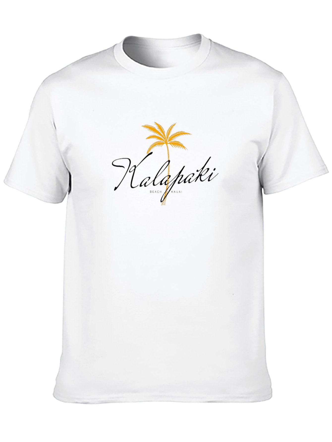 Kalapaki Beach Black Graphic Tee