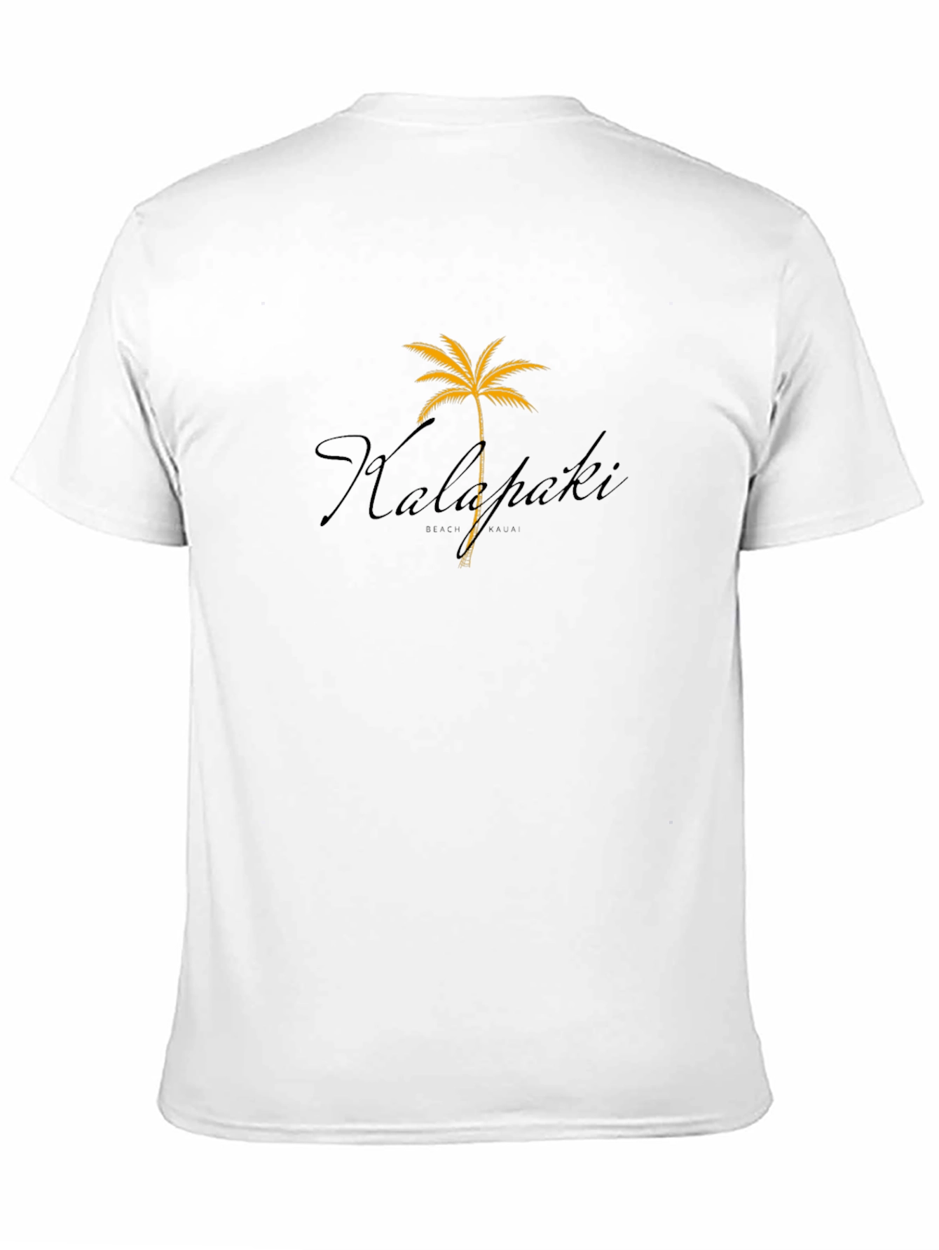 Kalapaki Beach Black Graphic Tee