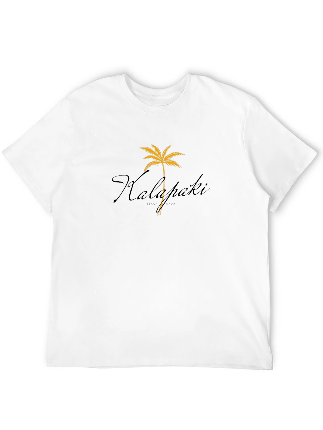 Kalapaki Beach Black Graphic Tee