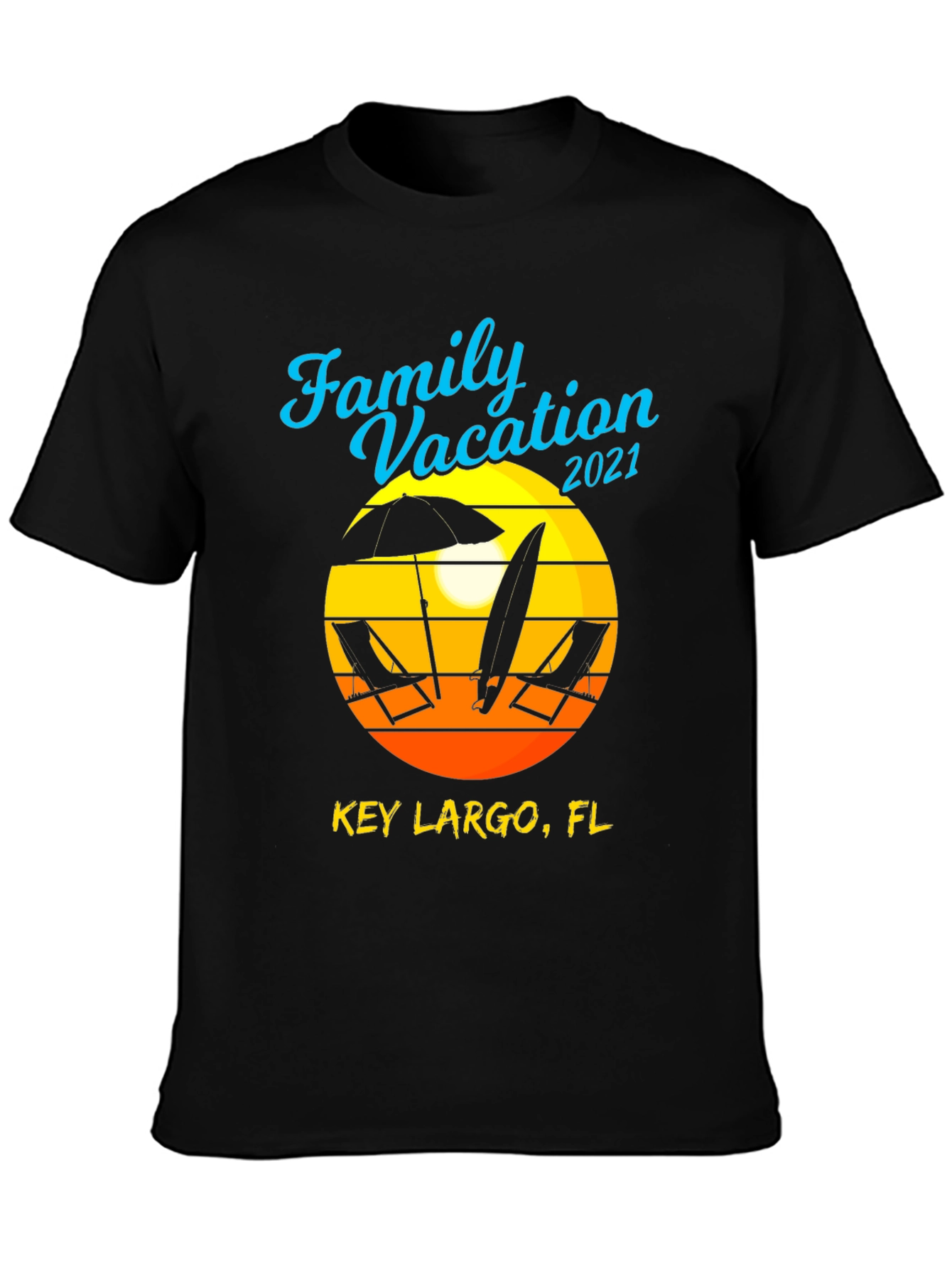 Family Vacation 2021 Key Largo FL T-Shirt