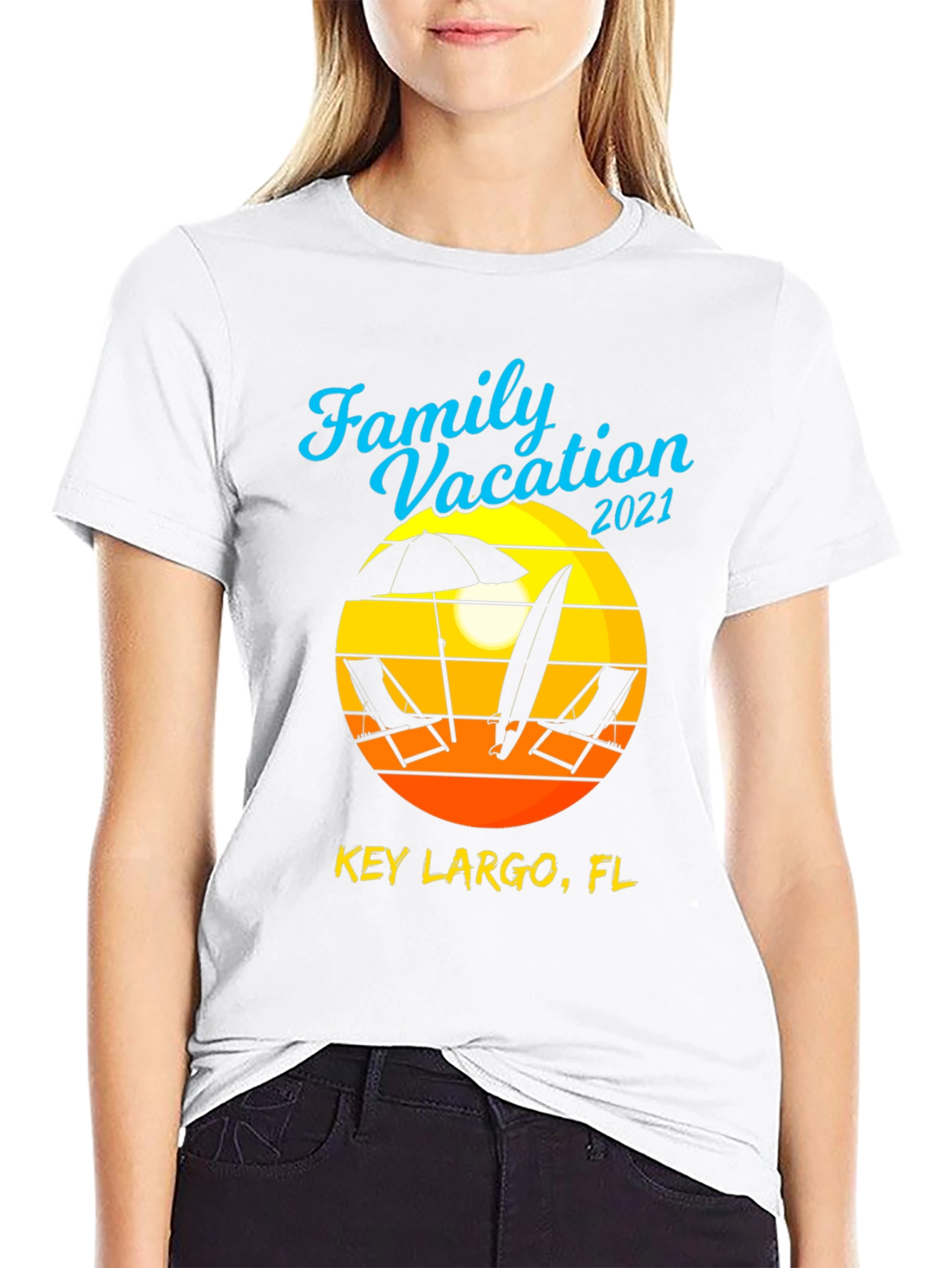Family Vacation 2021 Key Largo FL T-Shirt