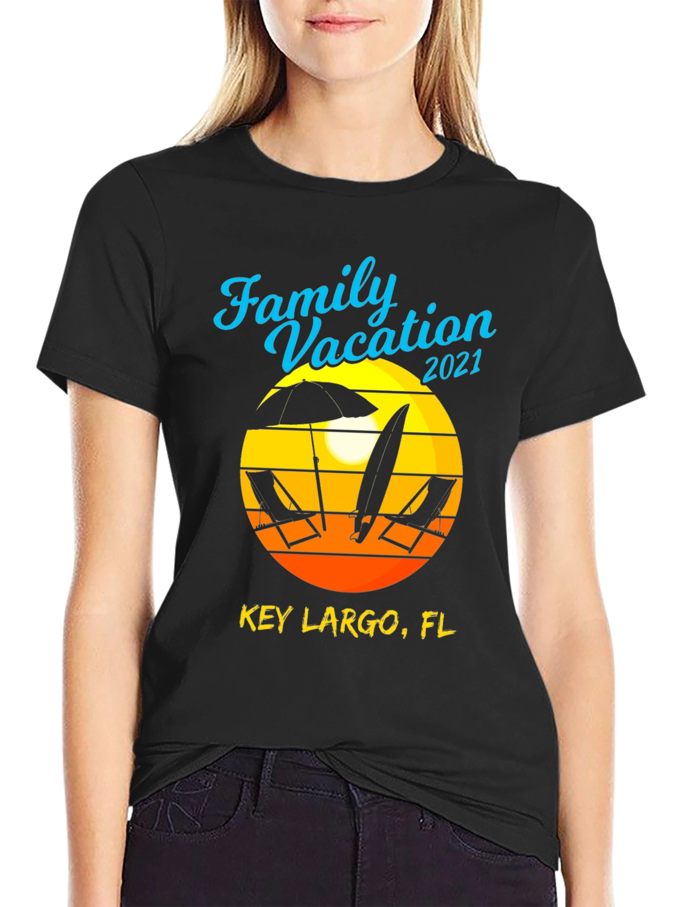Family Vacation 2021 Key Largo FL T-Shirt