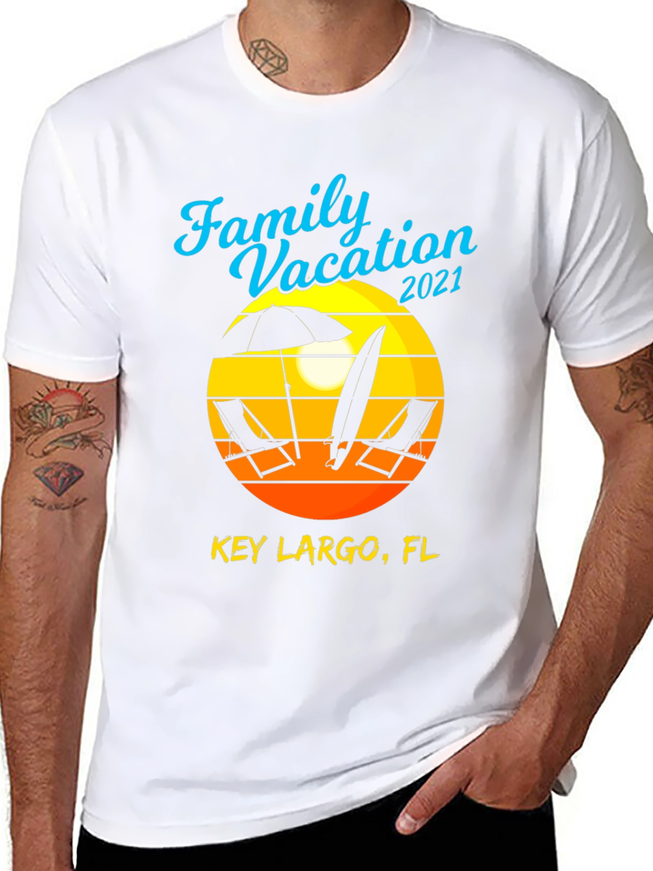 Family Vacation 2021 Key Largo FL T-Shirt