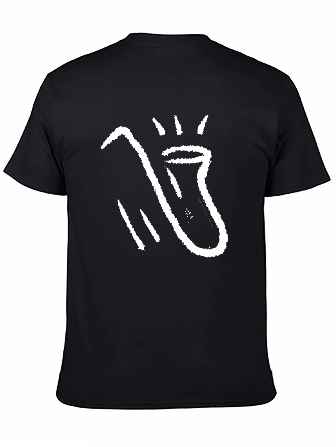 Abstract Graphic Black T-Shirt for Men
