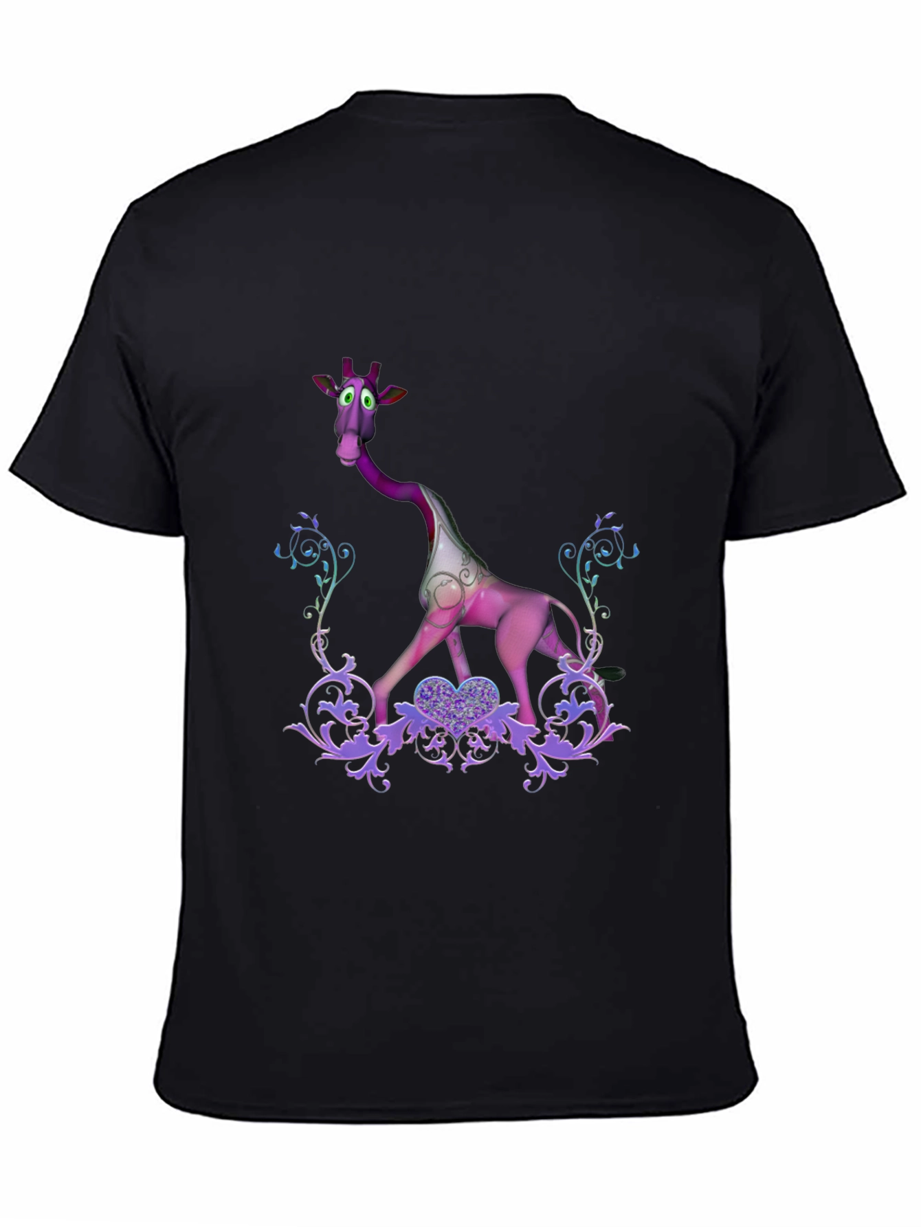 Purple Giraffe Graphic Tee