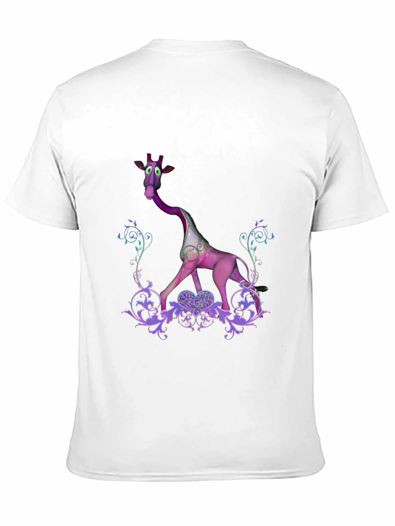 Purple Giraffe Graphic Tee