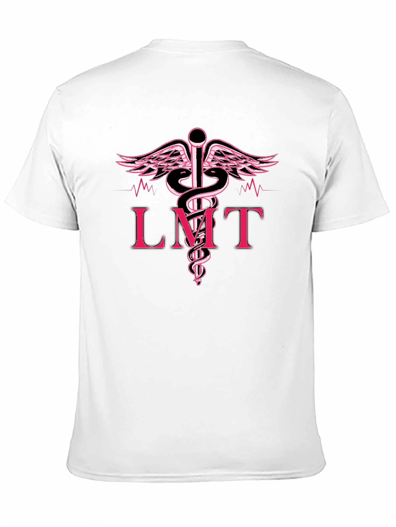 LMT Caduceus Black T-Shirt - Medical Professional Tee