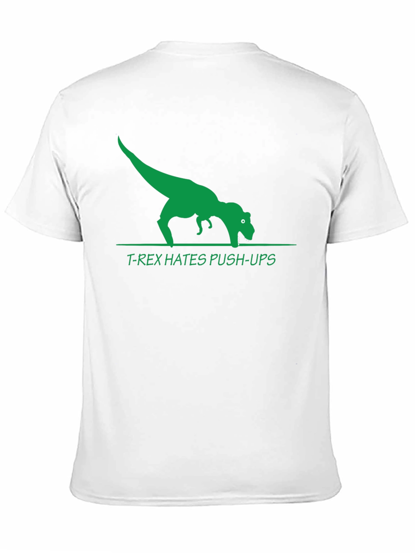 T-Rex Hates Push-Ups Graphic T-Shirt
